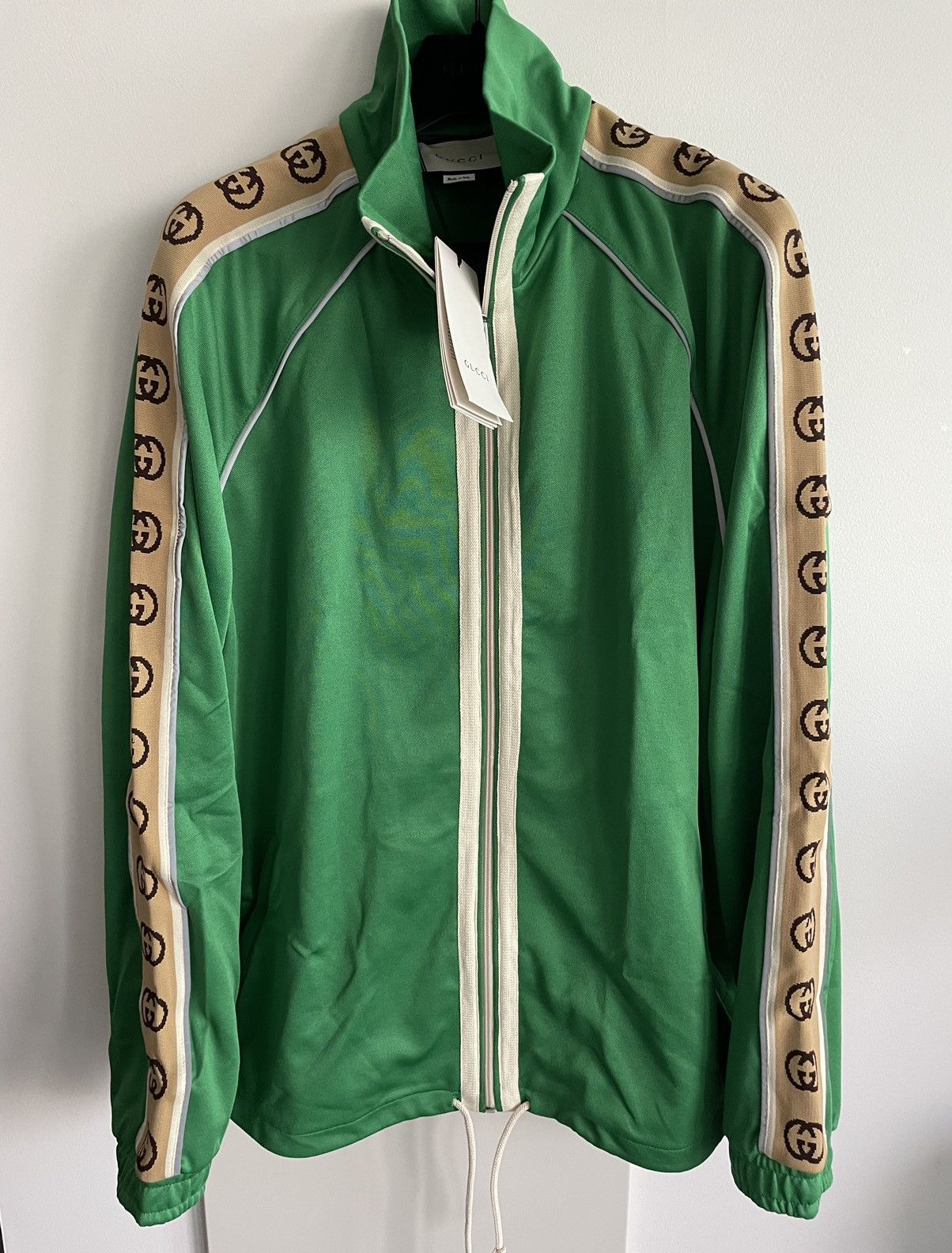 $3k Value NEW Runway LimitedEdition Gucci Logo Track Jacket