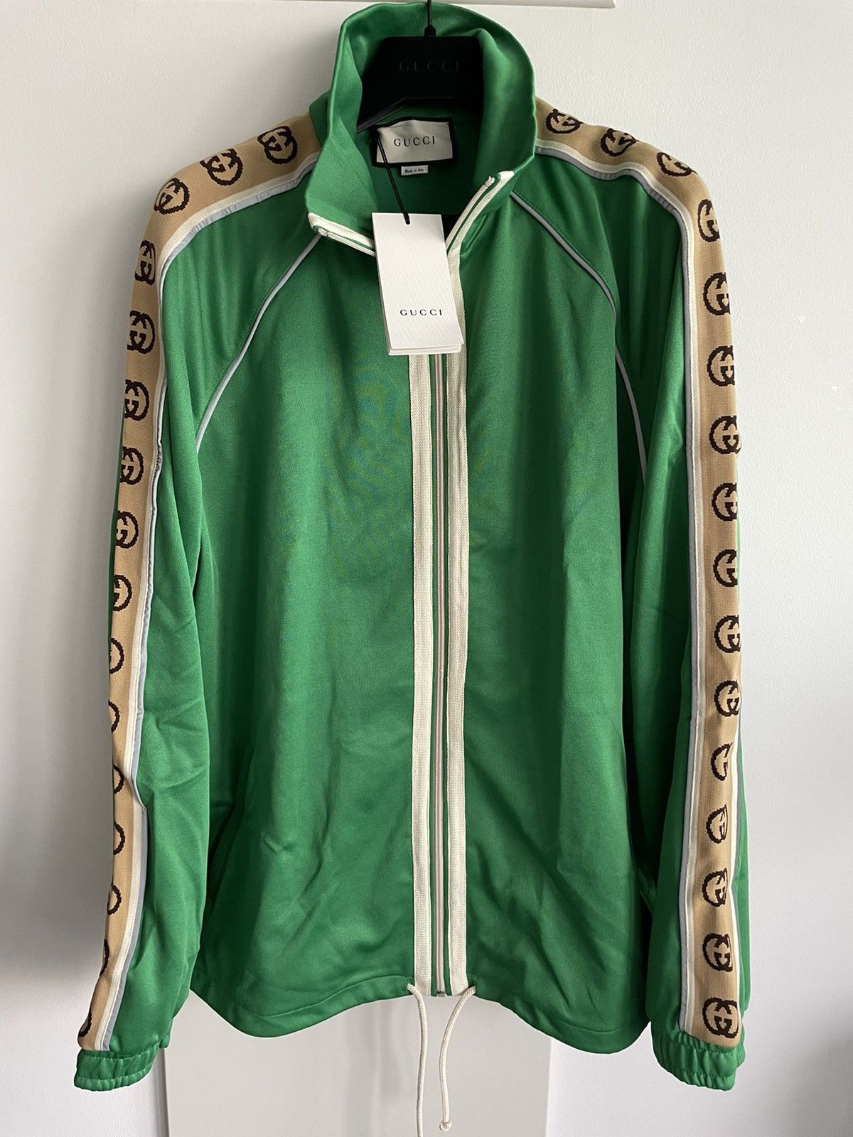 $3k Value NEW Runway LimitedEdition Gucci Logo Track Jacket
