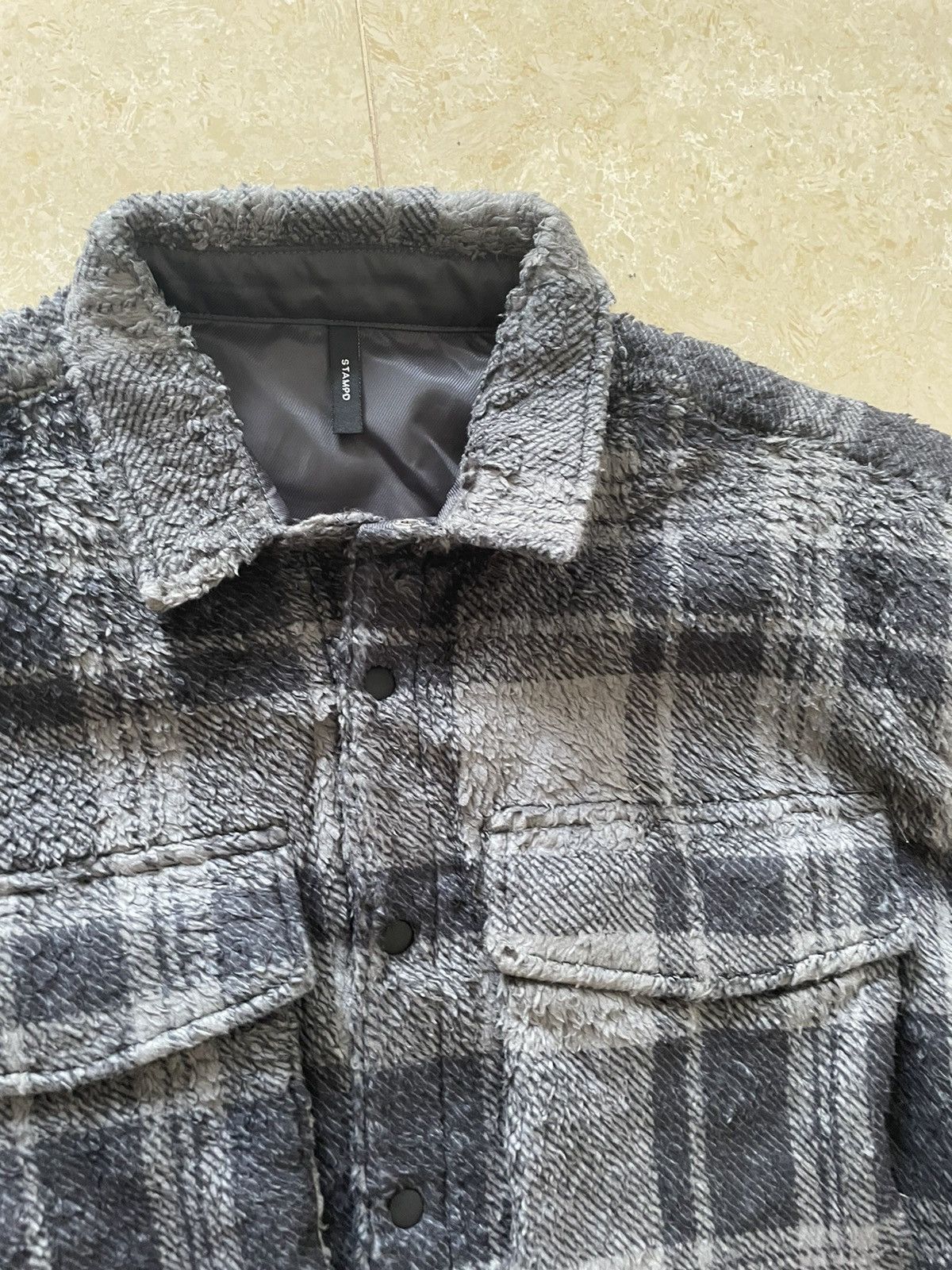 Stampd Stampd cropped plaid Sherpa bottom down M Size US M / EU 48-50 / 2 - 3 Thumbnail