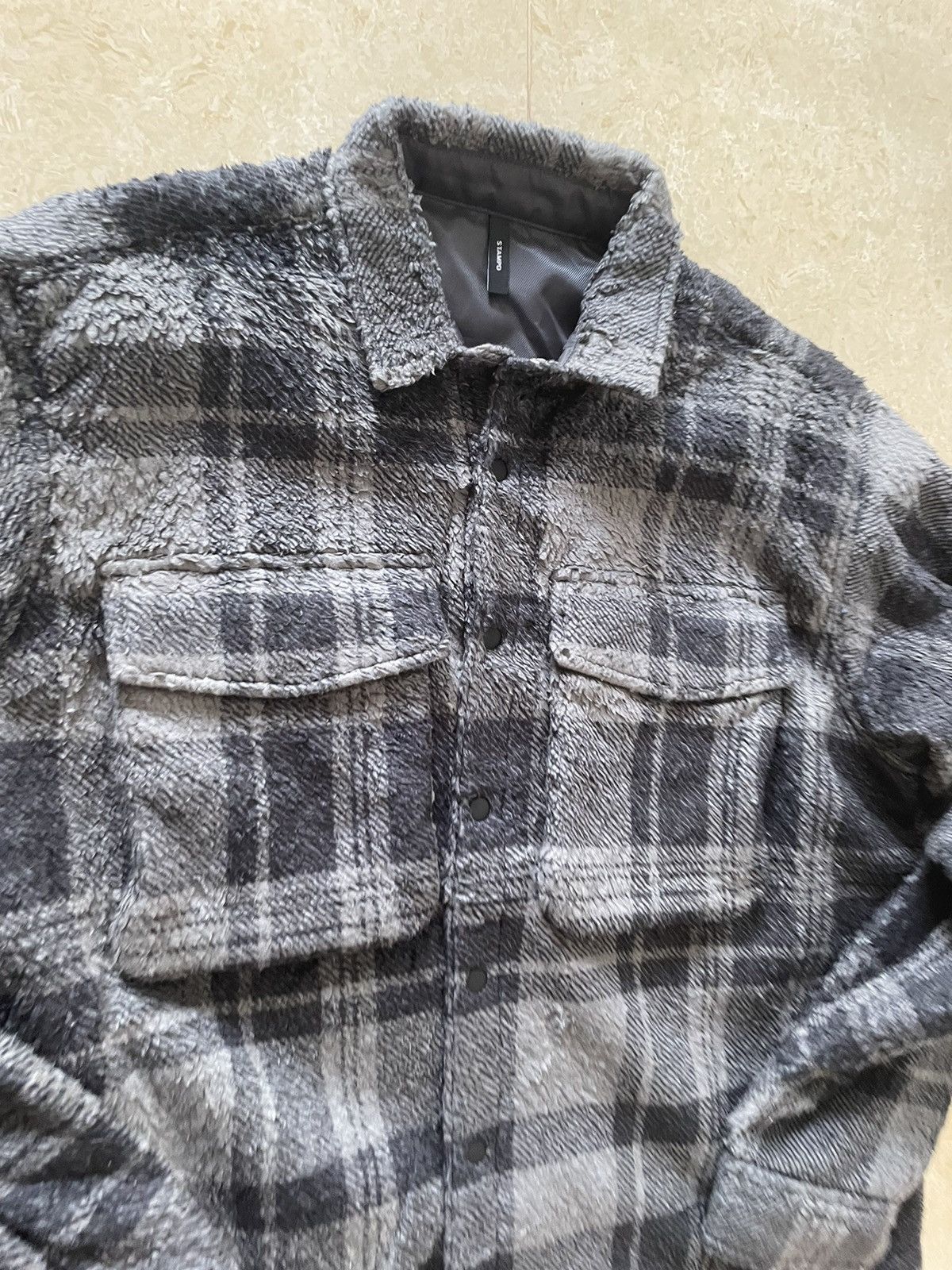 Stampd Stampd cropped plaid Sherpa bottom down M Size US M / EU 48-50 / 2 - 2 Thumbnail