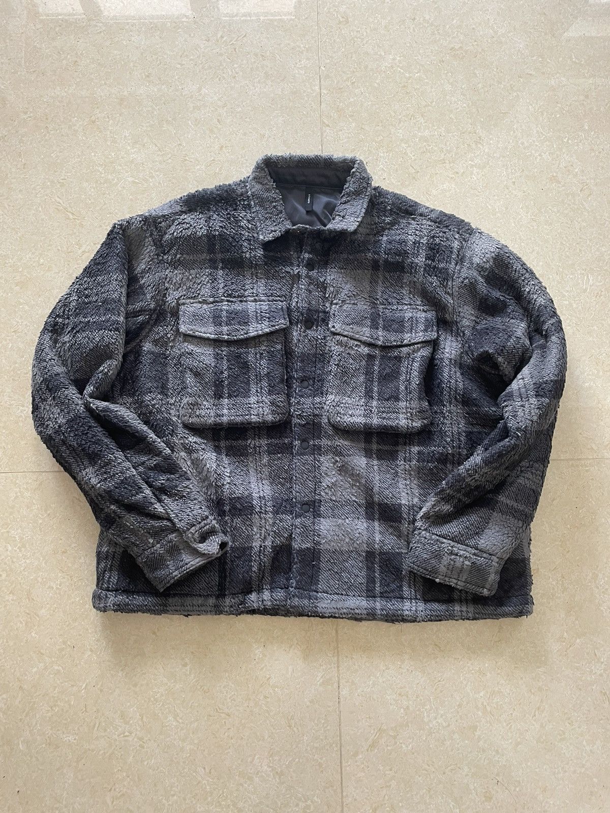 Stampd Stampd cropped plaid Sherpa bottom down M Size US M / EU 48-50 / 2 - 1 Thumbnail
