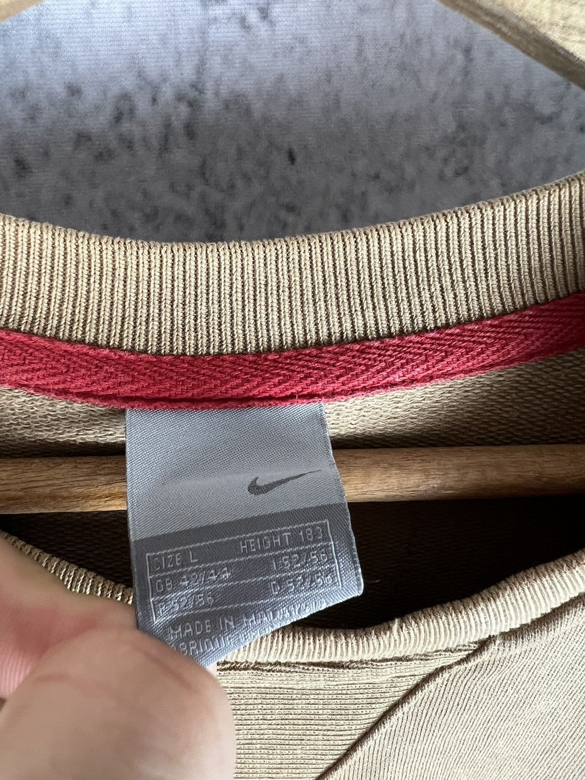 Nike Nike vintage spell out sweatshirt Size US L / EU 52-54 / 3 - 3 Thumbnail
