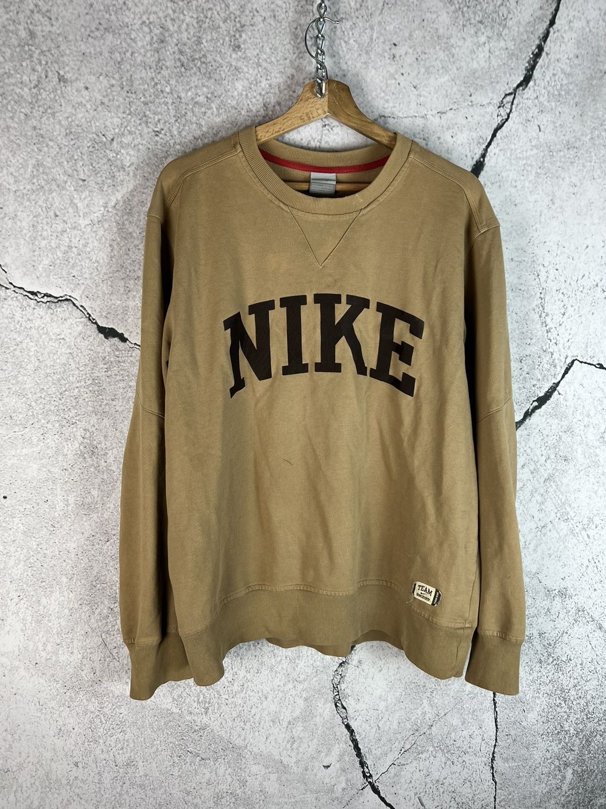 Nike Nike vintage spell out sweatshirt Size US L / EU 52-54 / 3 - 1 Thumbnail
