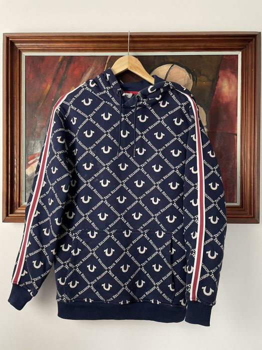 True religion monogram online hoodie