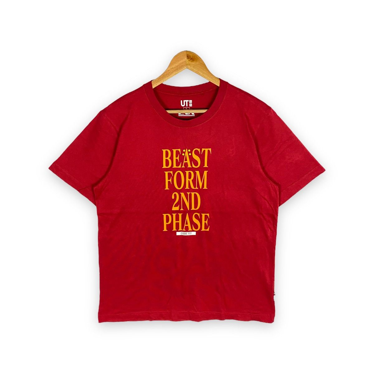 image of Anima x Cartoon Network Neon Genesis Evangelion Beast Form 2Nd Phase Anime Tee in Red (Size Large)