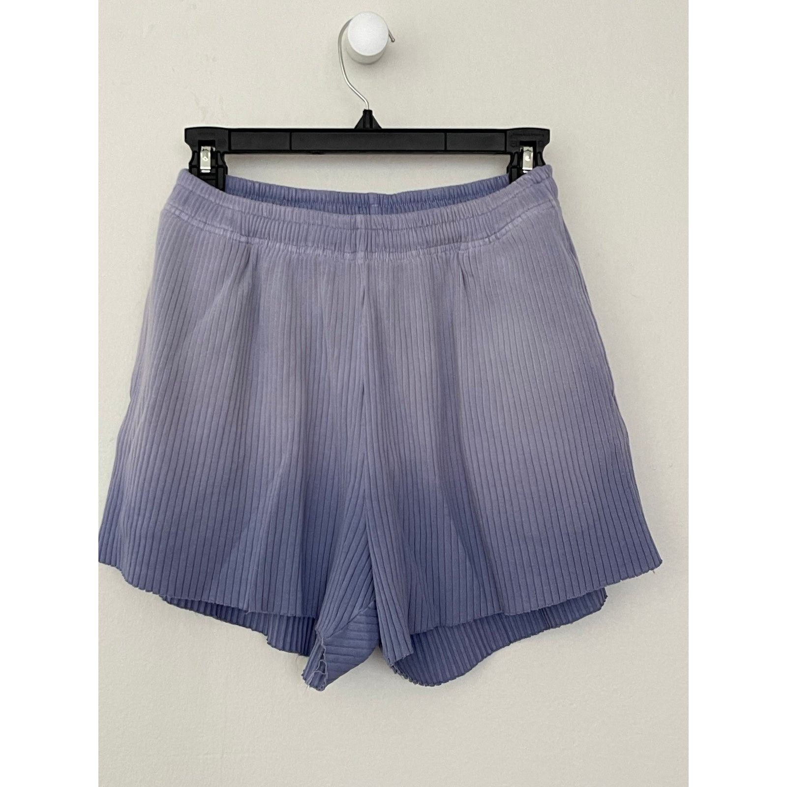 NEW MADHAPPT KNITS TYE DYE SHORTS LAVENDER SZ MEDIUM M