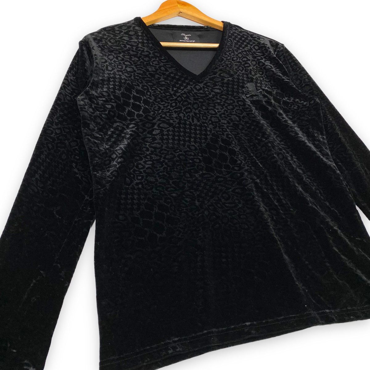 Roen × semanticdesign ROEN x SEMANTIC DESIGN Snakeskin Printed Velvet Tee Size US M / EU 48-50 / 2 - 3 Thumbnail