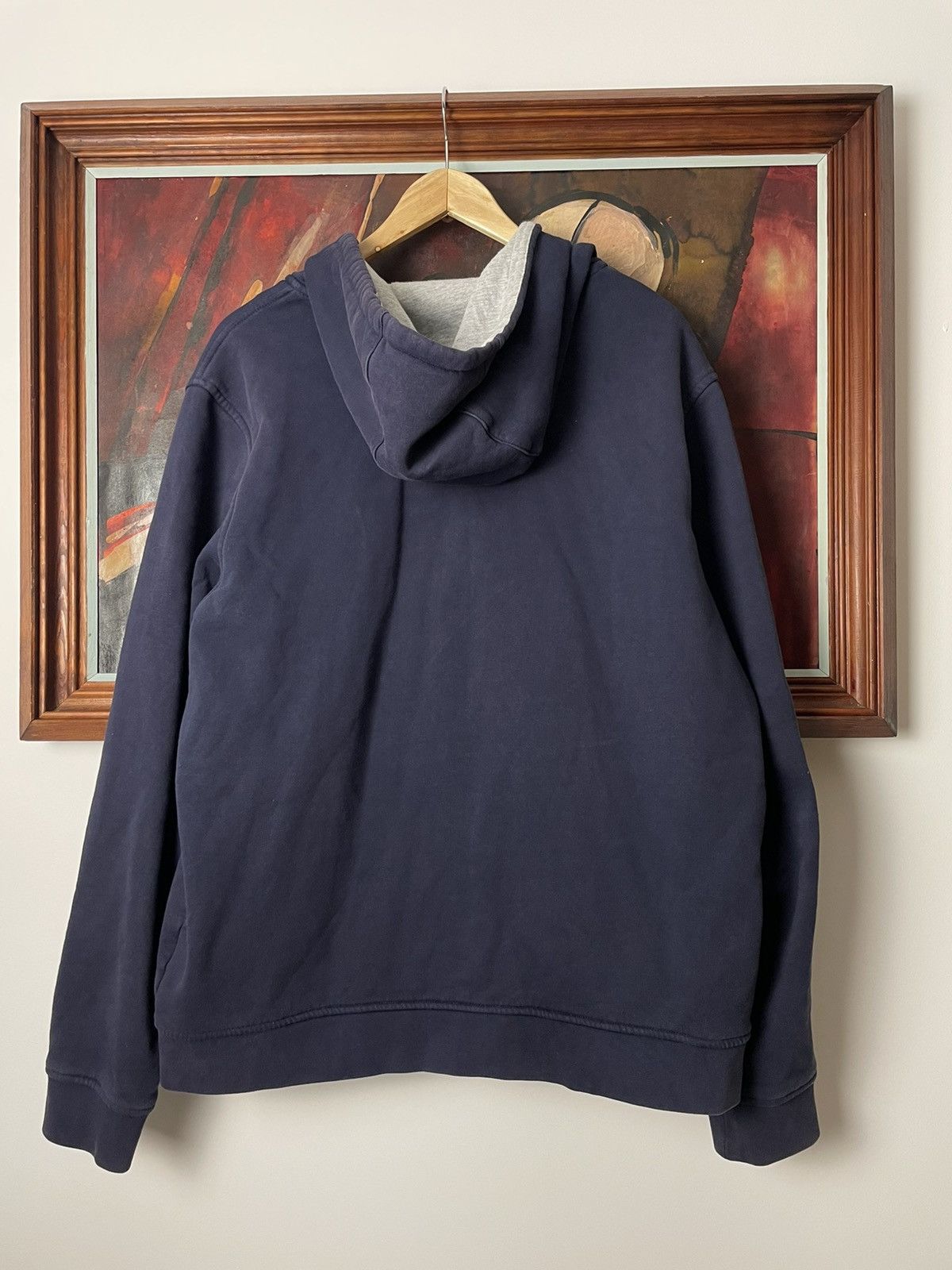 Lacoste Lacoste Zip Hoodie Navy Mini Logo Casual Basic Streetwear Size US XL / EU 56 / 4 - 2 Thumbnail