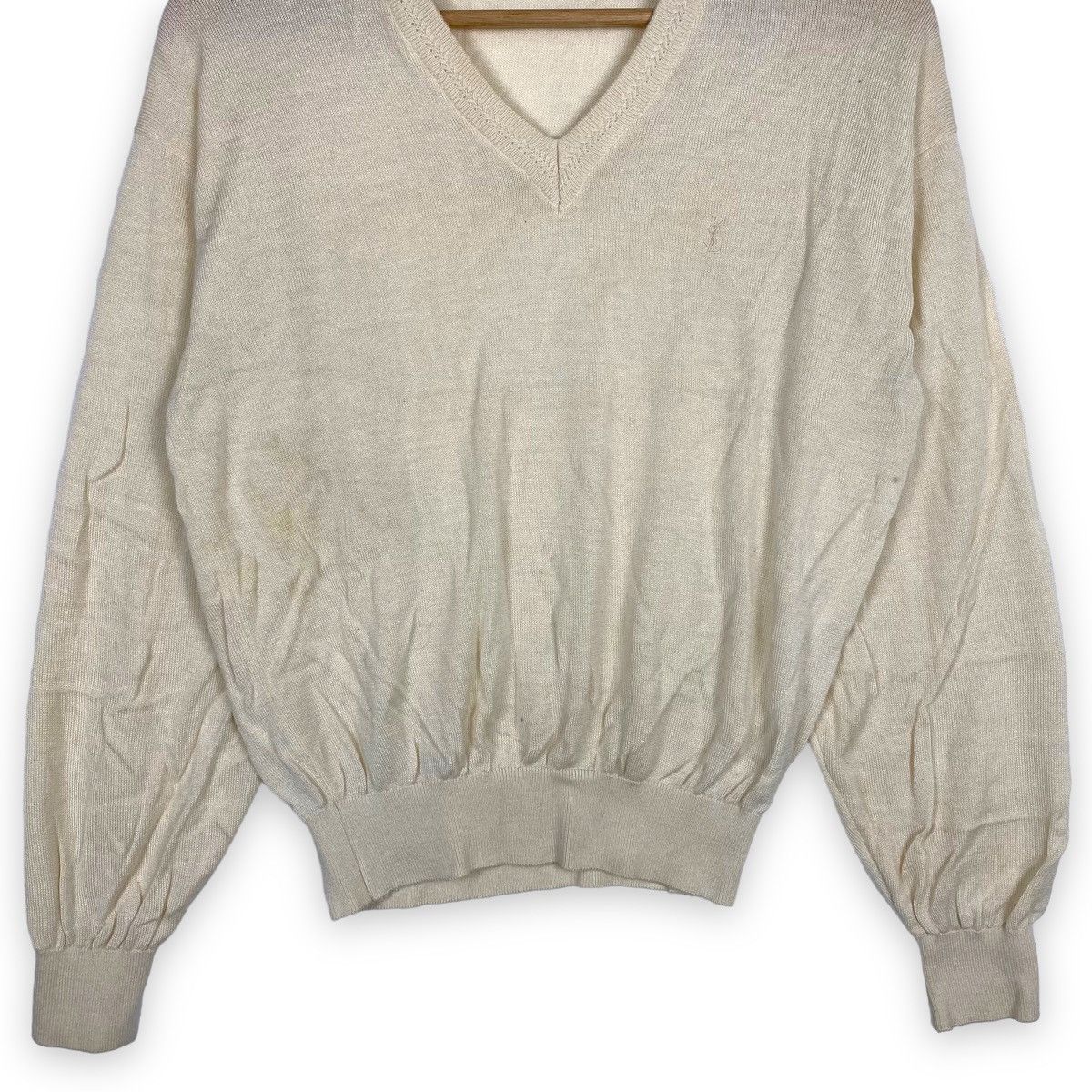 Yves Saint Laurent VINTAGE YVES SAINT LAURENT SMALL LOGO JUMPER PULLOVER Size US S / EU 44-46 / 1 - 4 Thumbnail