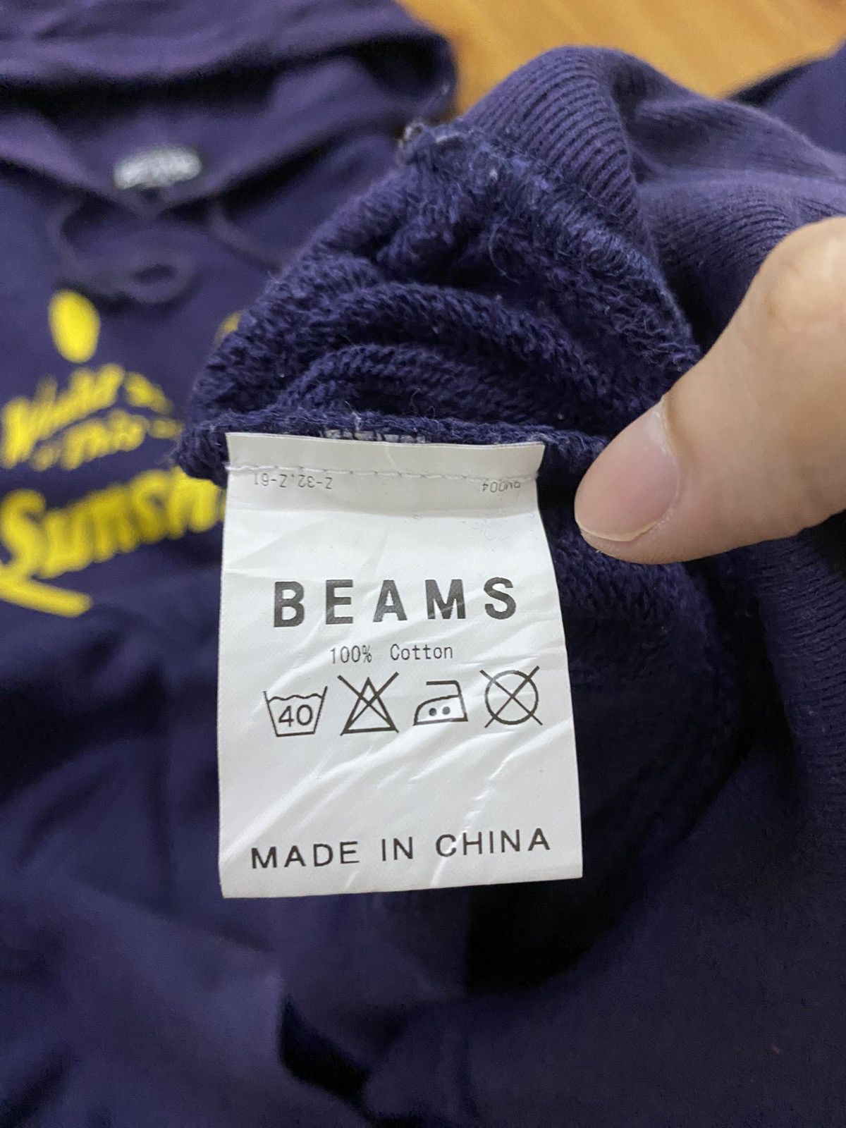 Beams Plus × Vintage Vintage Beams Smiley Pullover Hoodie Size US L / EU 52-54 / 3 - 7 Thumbnail
