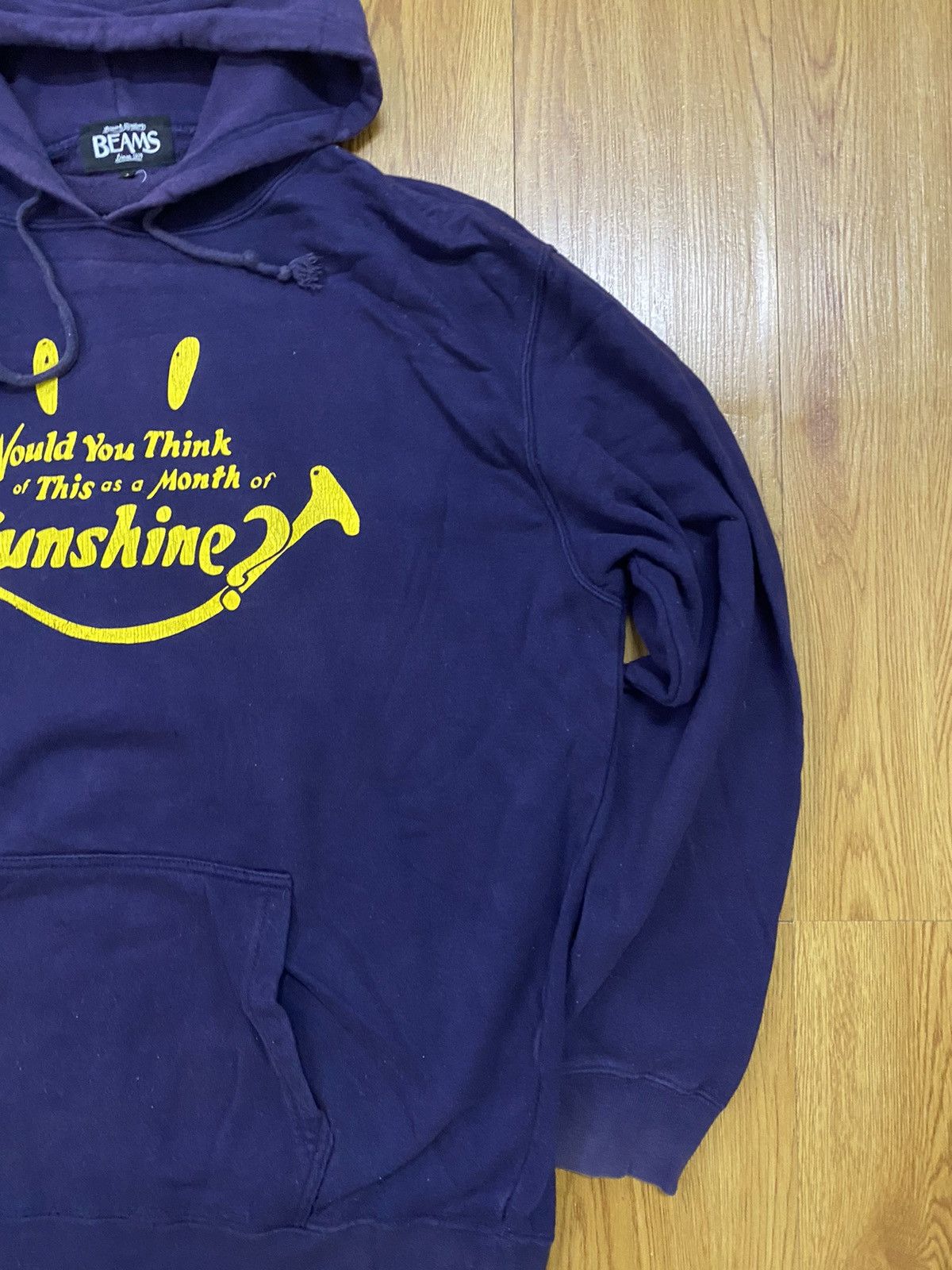 Beams Plus × Vintage Vintage Beams Smiley Pullover Hoodie Size US L / EU 52-54 / 3 - 2 Thumbnail