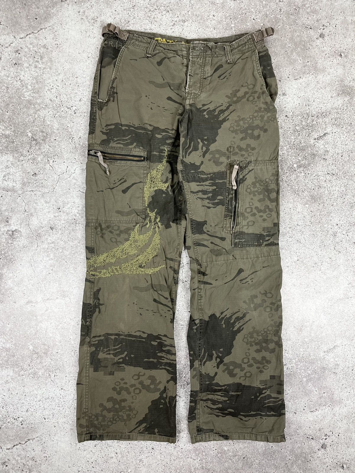 パンツ STUSSY Vintage Camouflage Cargo Pants Stussy x GORE-TEX Cargo Shell Pants 'Camo' STUSSY-SS21-321