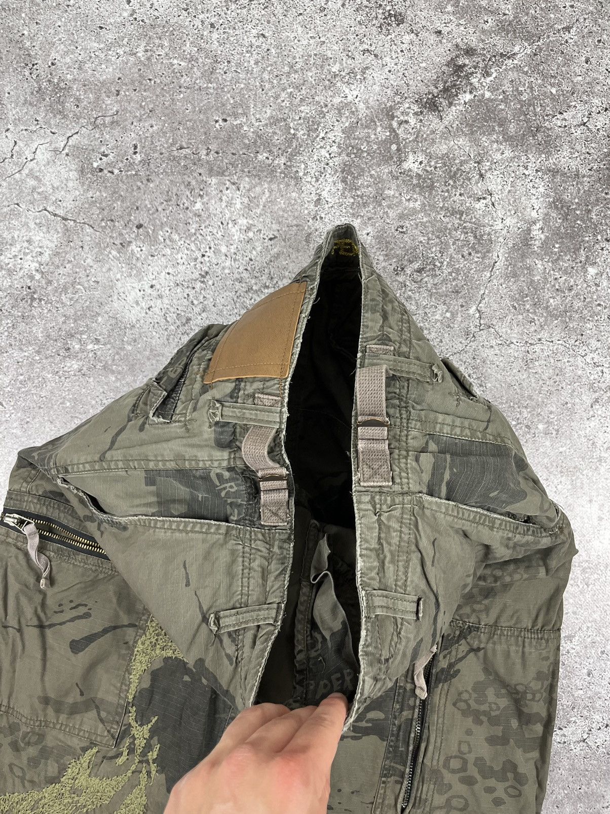 Vintage Crazy Pants Peppers Vintage Japanese Camo Cargo Pants Size US 31 - 6 Thumbnail