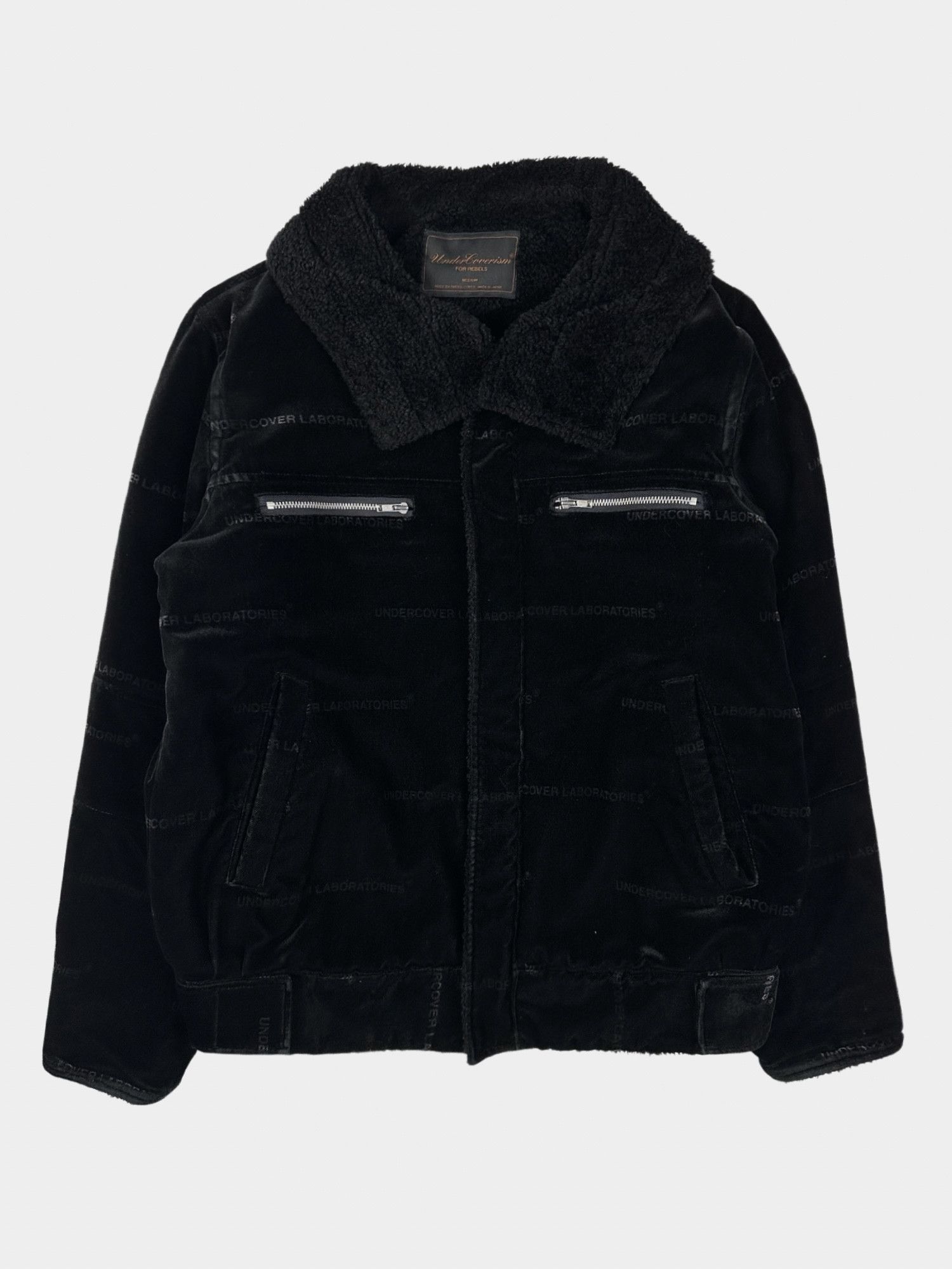 Undercover AW2002 ‘Witches Cell Divison’ Velour Jacket Size US M / EU 48-50 / 2 - 1 Thumbnail
