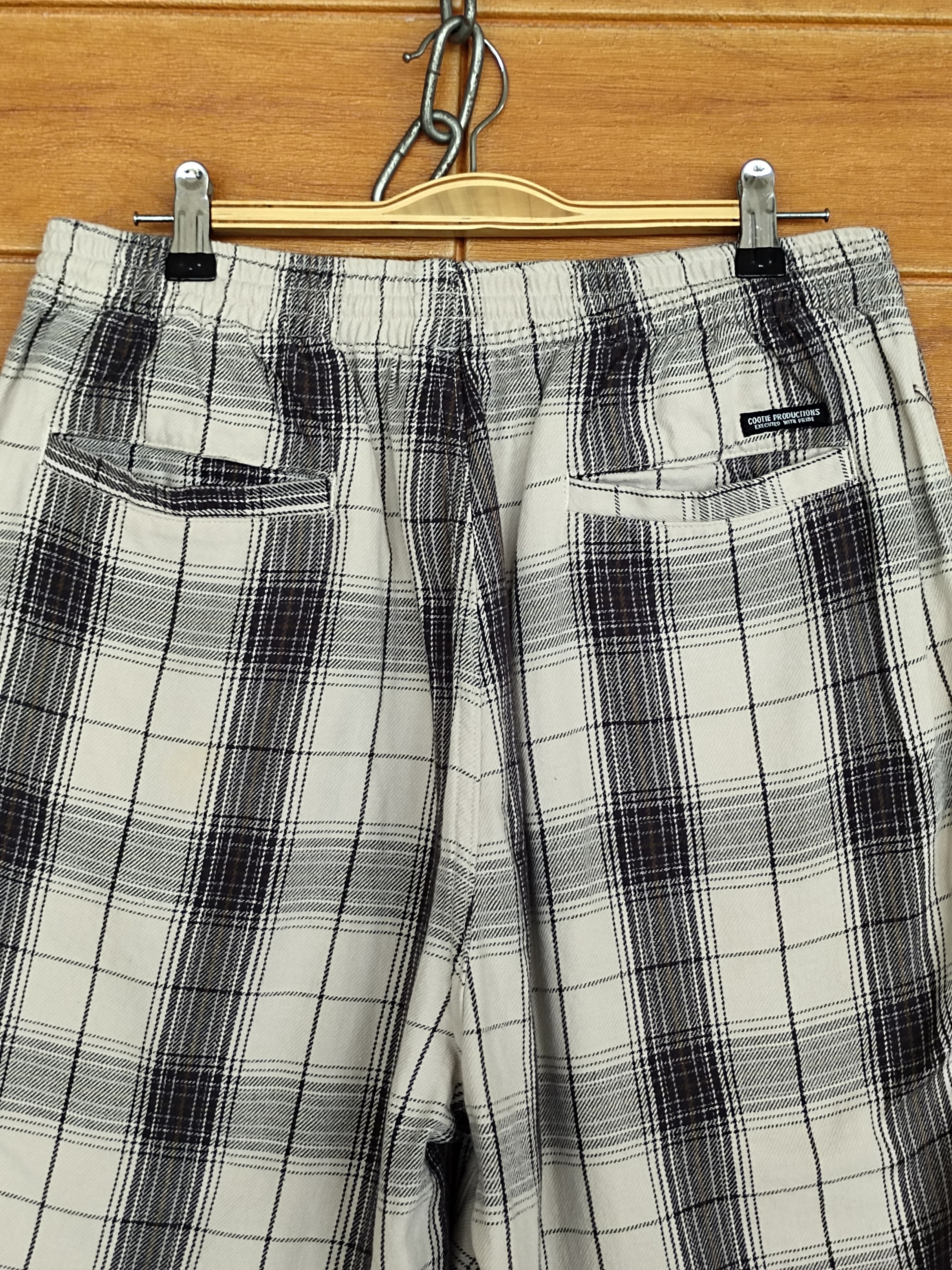Engineered Garments COOTIE PRODUCTIONS Checkered Plaid Short Pants Size US 32 / EU 48 - 7 Thumbnail