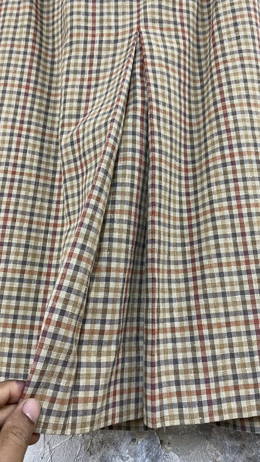 Burberry Vintage Burberrys Midi Pleated Skirt Size 28" / US 6 / IT 42 - 7 Thumbnail