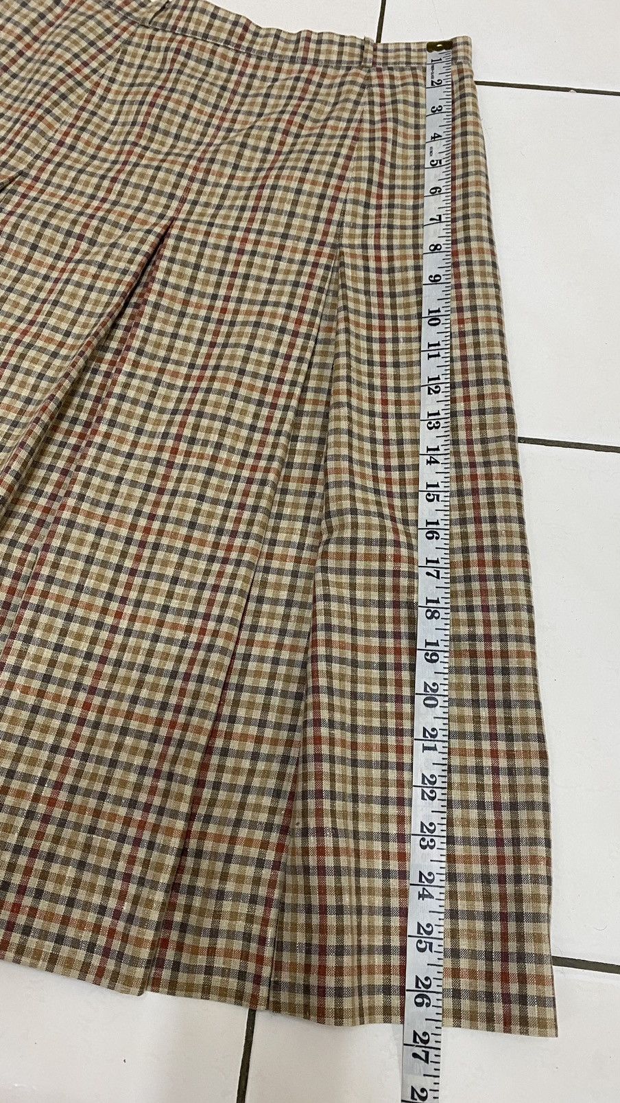 Burberry Vintage Burberrys Midi Pleated Skirt Size 28" / US 6 / IT 42 - 15 Thumbnail