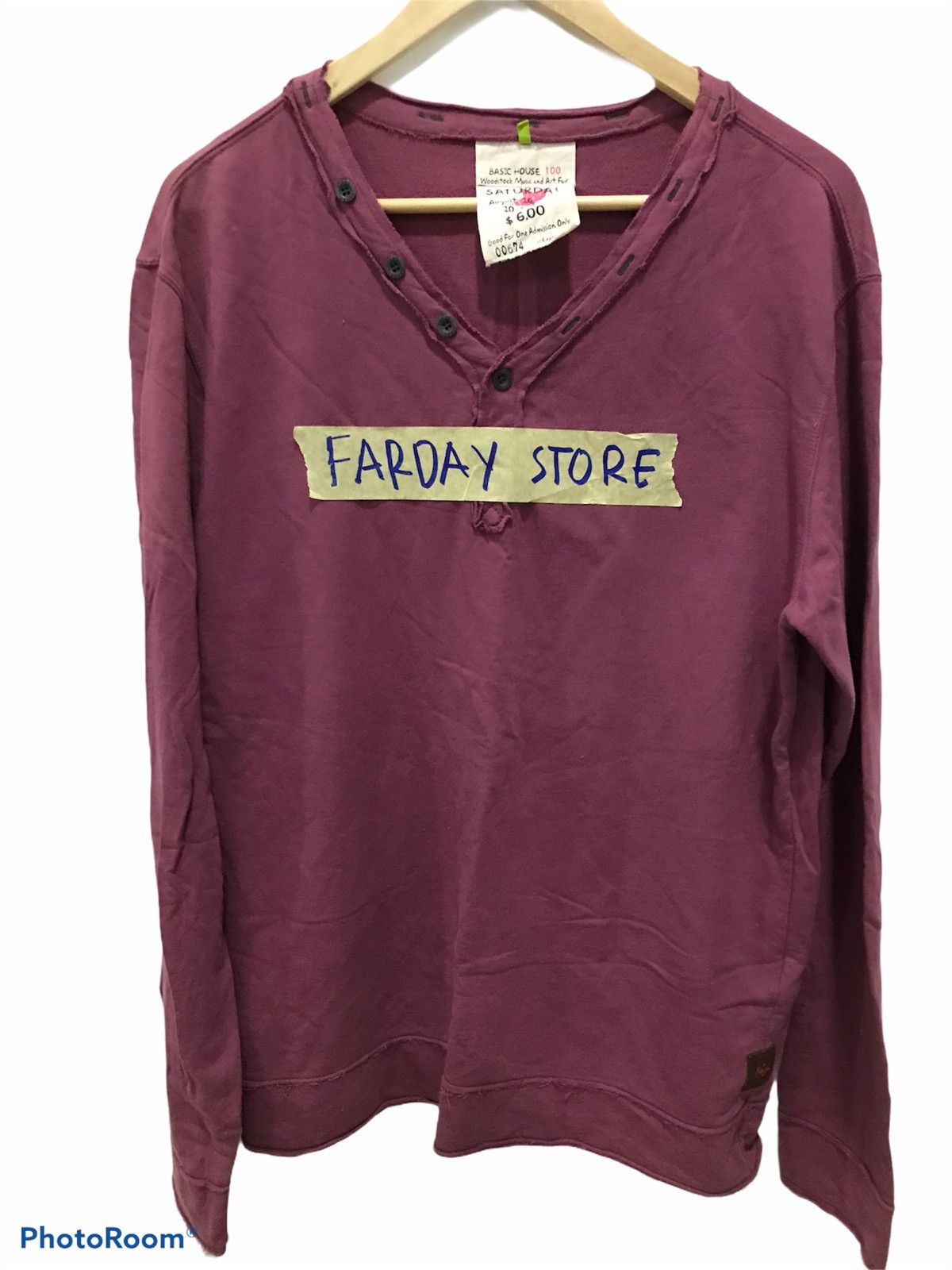 Band Tees Vtg limited edition Woodstock V Neck s/n 00674 Size US L / EU 52-54 / 3 - 3 Thumbnail