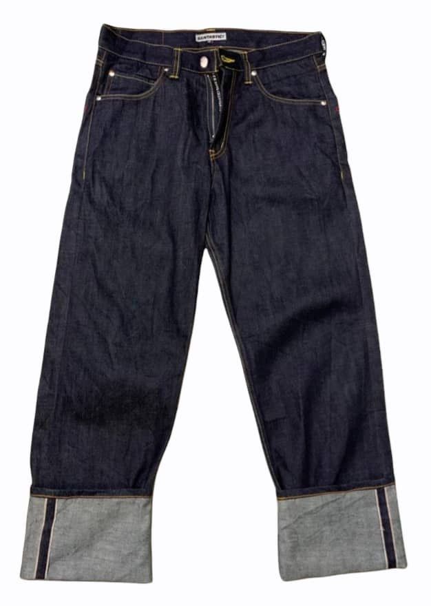 Japanese Brand Rare.. SARU x SANTASTIC! Selvedge Denim Pants Size US 32 / EU 48 - 2 Thumbnail