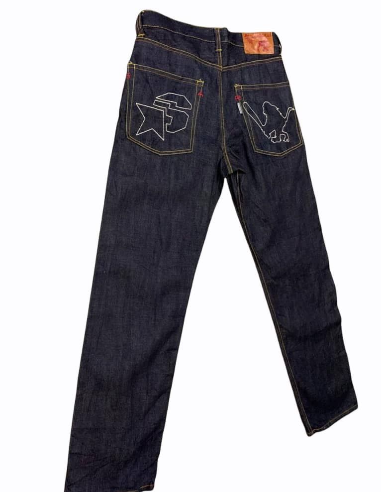 Japanese Brand Rare.. SARU x SANTASTIC! Selvedge Denim Pants Size US 32 / EU 48 - 7 Thumbnail