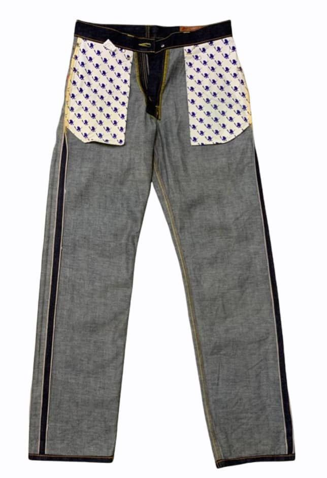 Japanese Brand Rare.. SARU x SANTASTIC! Selvedge Denim Pants Size US 32 / EU 48 - 14 Thumbnail