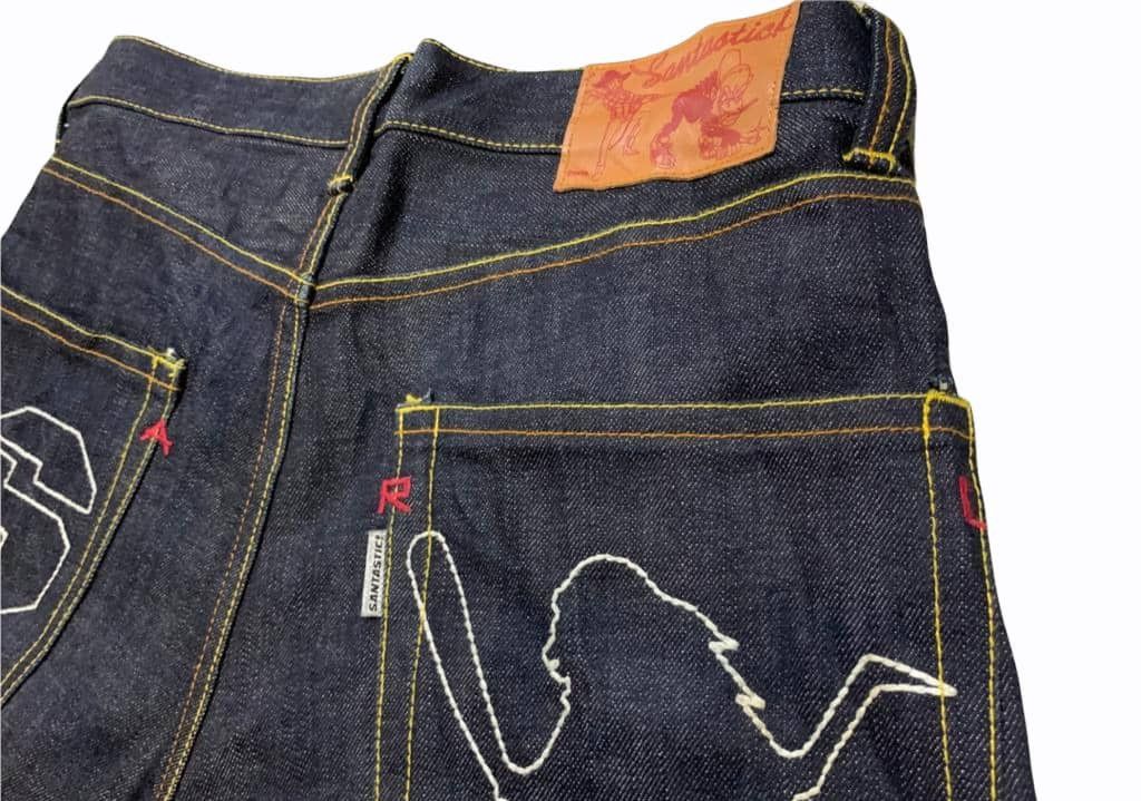 Japanese Brand Rare.. SARU x SANTASTIC! Selvedge Denim Pants Size US 32 / EU 48 - 11 Thumbnail