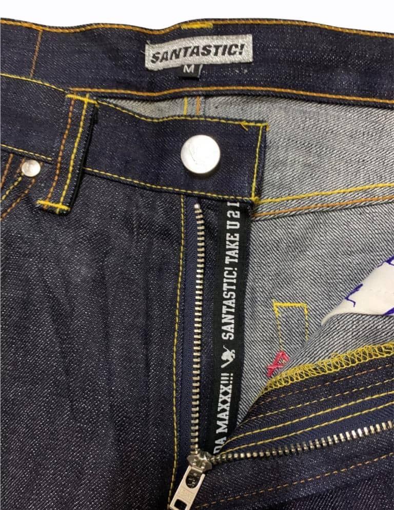 Japanese Brand Rare.. SARU x SANTASTIC! Selvedge Denim Pants Size US 32 / EU 48 - 10 Thumbnail