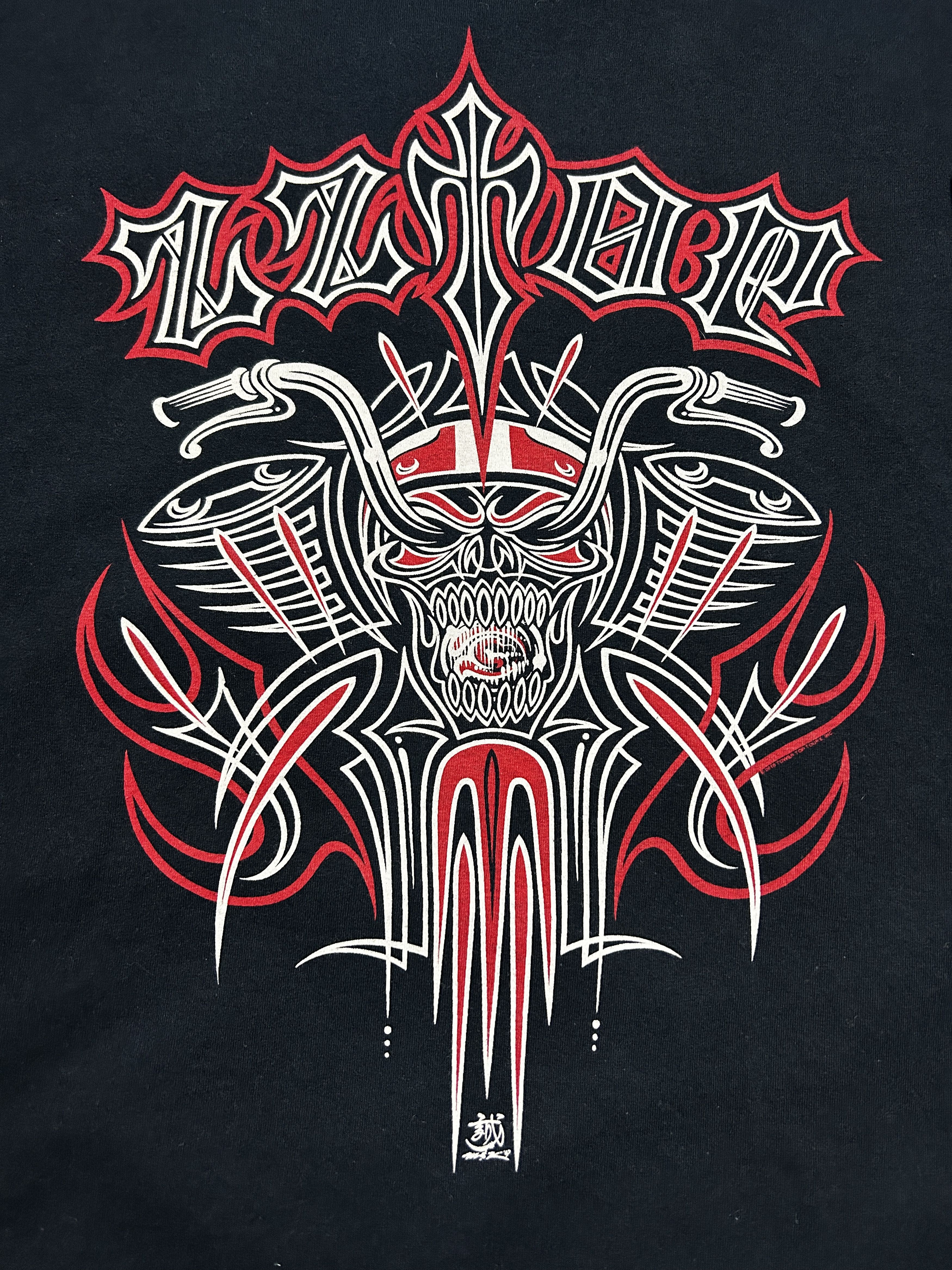 Band Tees Vintage ZZ Top Motorcycle Tattoo Band Longsleeve T-shirt Size US XL / EU 56 / 4 - 2 Thumbnail