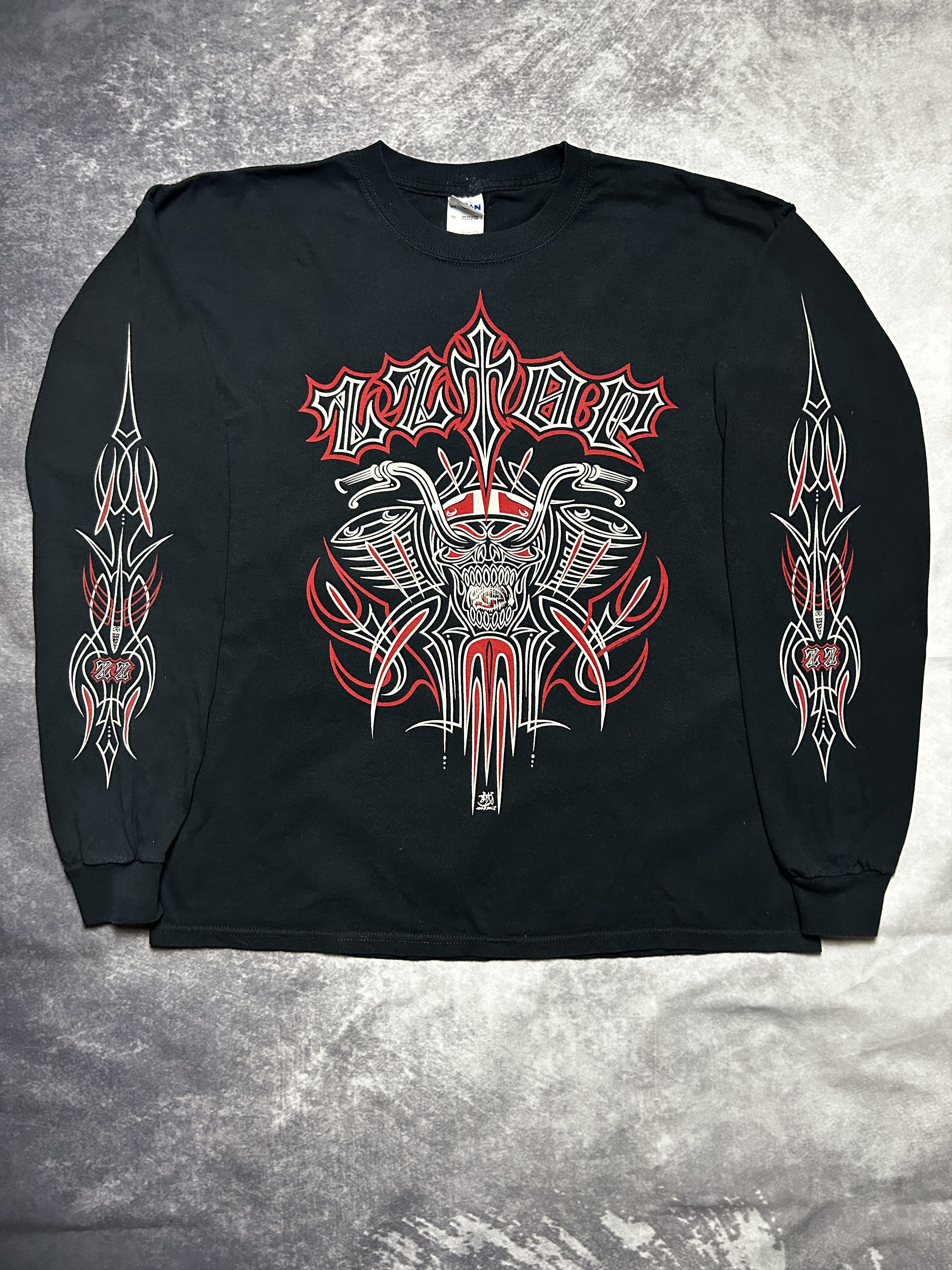 Band Tees Vintage ZZ Top Motorcycle Tattoo Band Longsleeve T-shirt Size US XL / EU 56 / 4 - 1 Thumbnail
