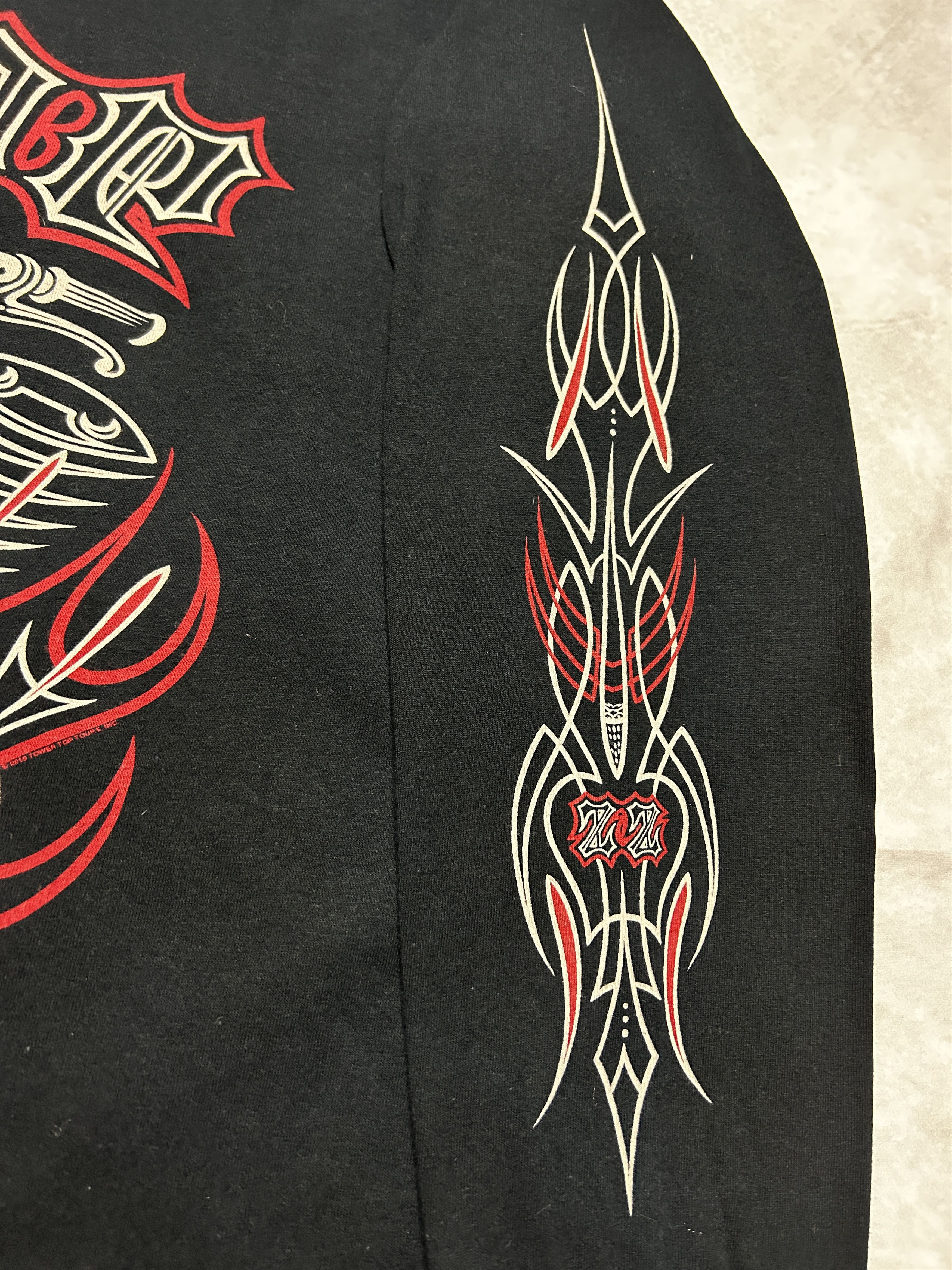Band Tees Vintage ZZ Top Motorcycle Tattoo Band Longsleeve T-shirt Size US XL / EU 56 / 4 - 3 Thumbnail