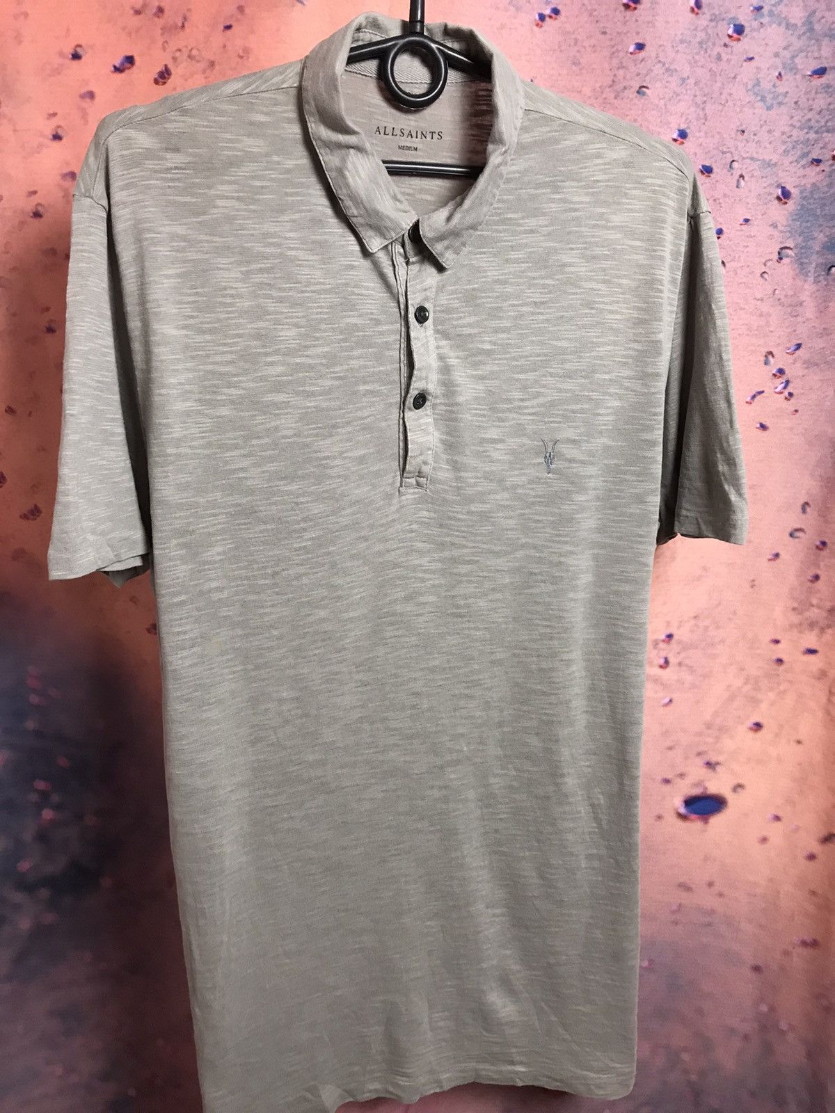 Allsaints Allsaints luxury streetwear polo tee Size US M / EU 48-50 / 2 - 2 Thumbnail
