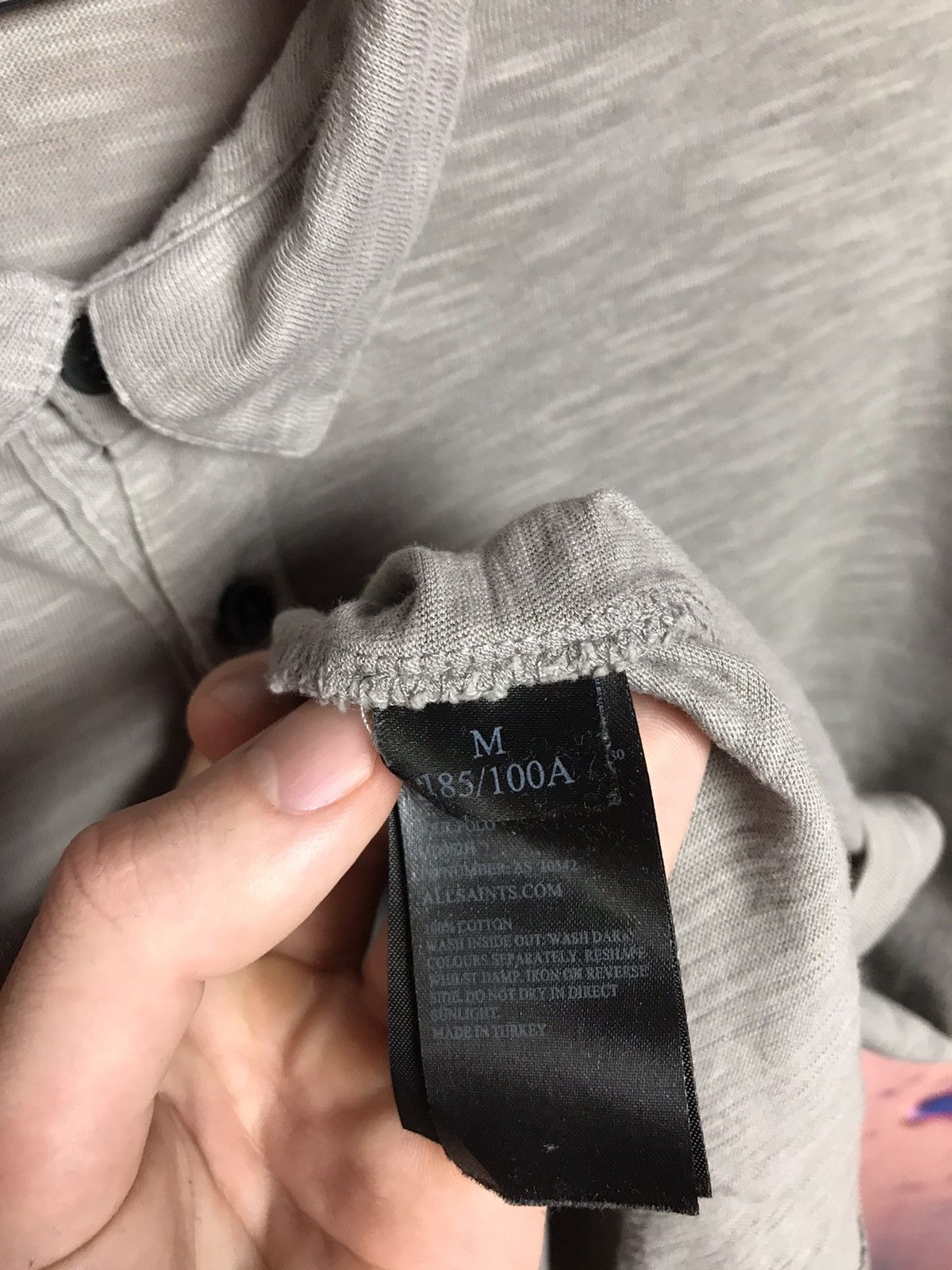 Allsaints Allsaints luxury streetwear polo tee Size US M / EU 48-50 / 2 - 5 Thumbnail
