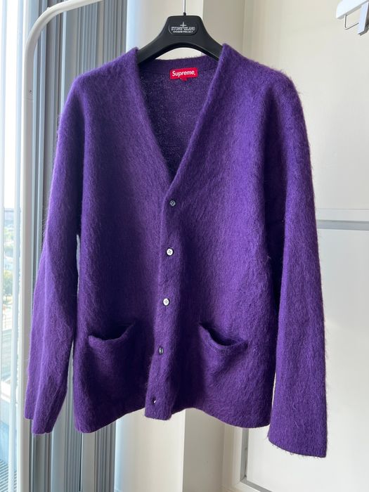 Supreme Supreme FW20 Brushed Mohair Cardigan | Grailed