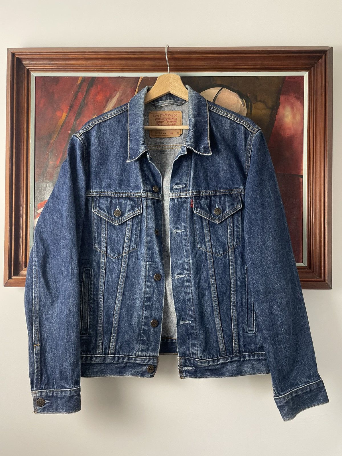 Denim Jacket Levi s Vintage 1997 Levis Vintage 90s Trucker Denim Jacket Rare 70503 Hype Grailed