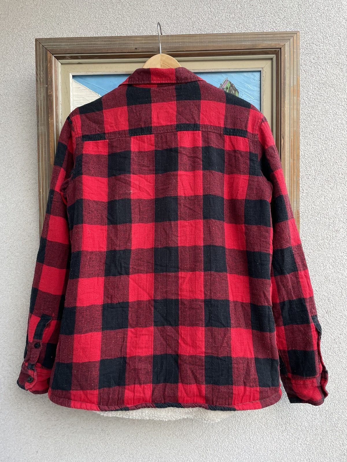 Dickies Dickies Fleece Flannel Button Up Red Black Shirt Skate Y2k Size US S / EU 44-46 / 1 - 3 Thumbnail