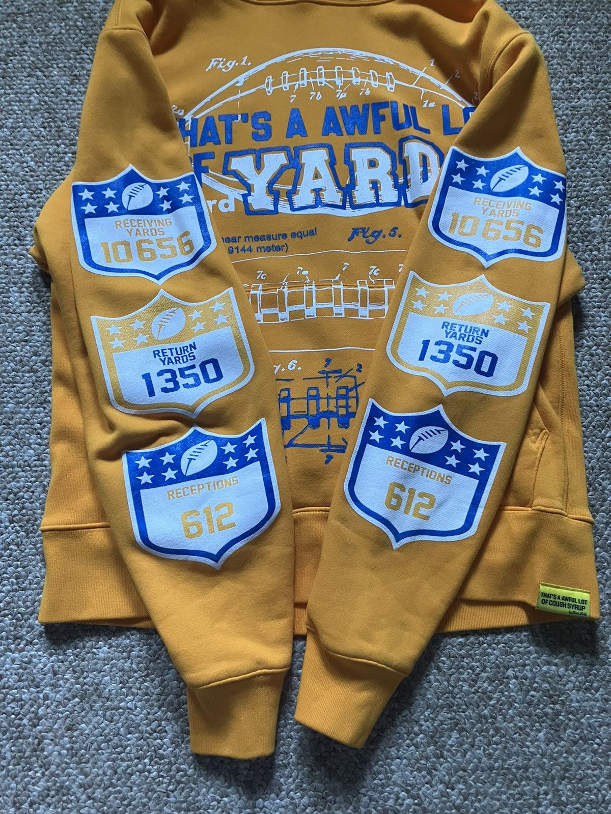 Awful Lot of Cough Syrup Awful Lot of Yards Hoodie Size US M / EU 48-50 / 2 - 5 Thumbnail
