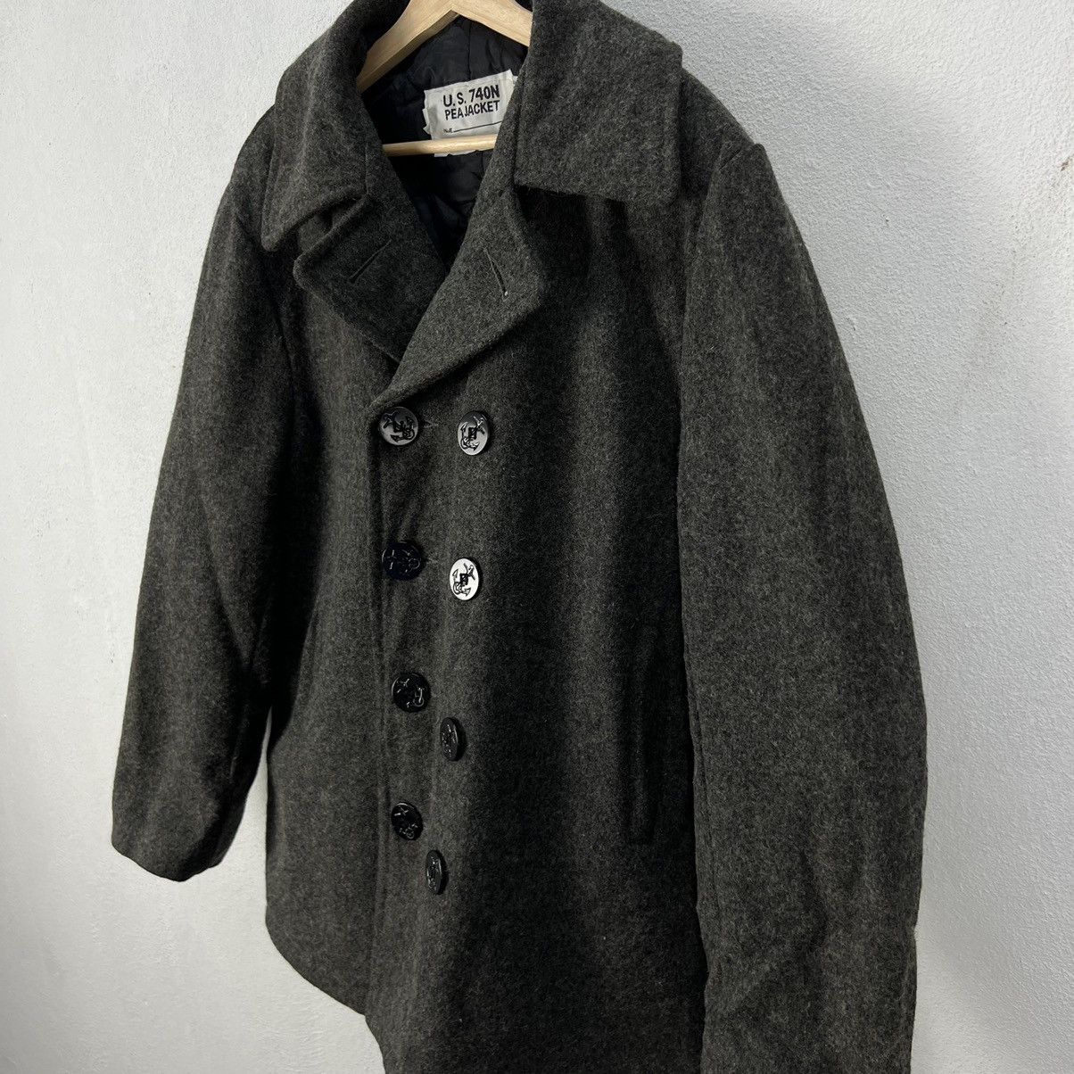 Schott VINTAGE US 740N PEA JACKET SCHOTT MADE IN USA Size US M / EU 48-50 / 2 - 5 Thumbnail