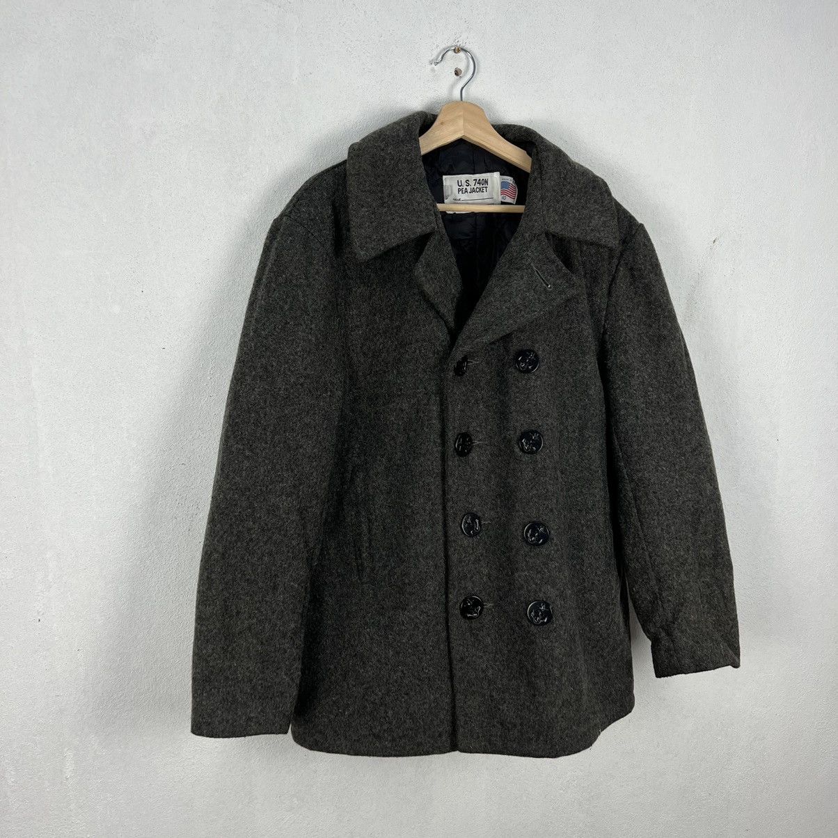 Schott VINTAGE US 740N PEA JACKET SCHOTT MADE IN USA Size US M / EU 48-50 / 2 - 2 Thumbnail