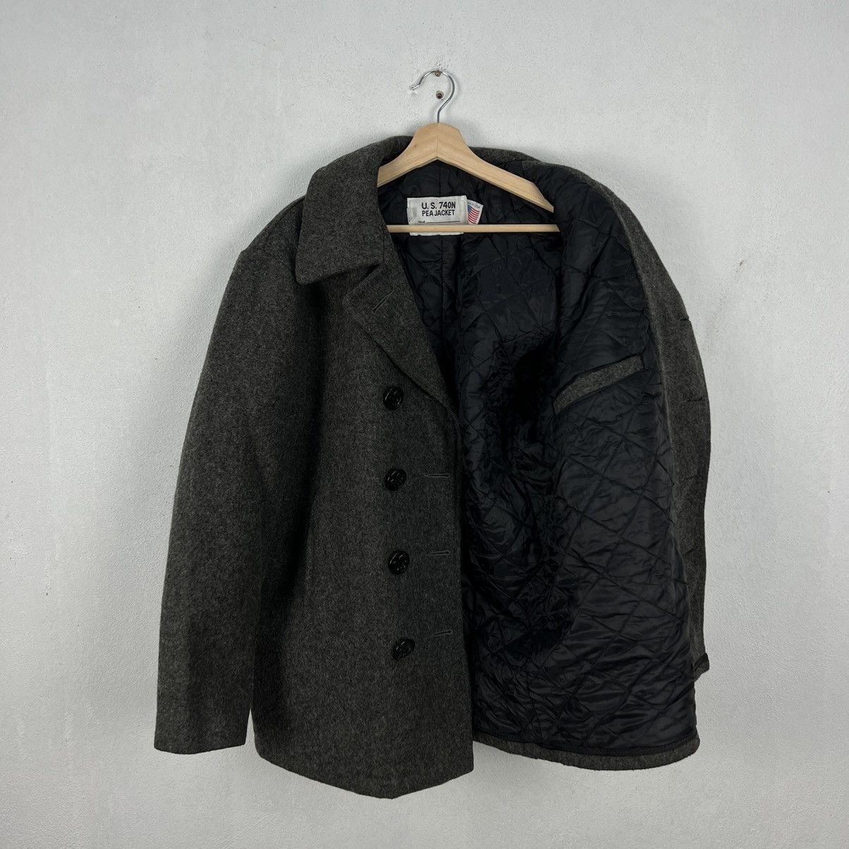 Schott VINTAGE US 740N PEA JACKET SCHOTT MADE IN USA Size US M / EU 48-50 / 2 - 9 Thumbnail