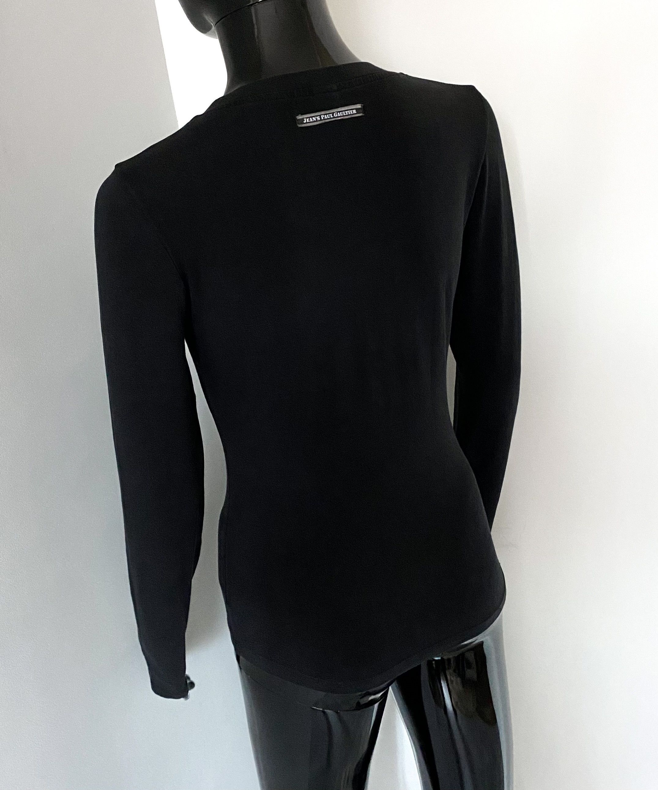 Jean Paul Gaultier Jean’s Paul Gaultier Long Sleeve Top Size S / US 4 / IT 40 - 3 Thumbnail