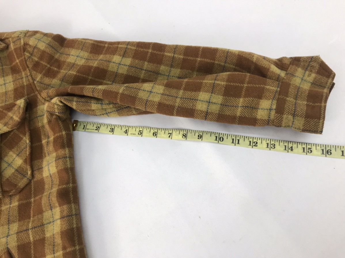 Mc Gregor Flannel Shirt Plaid Checked Sherpa K2121j