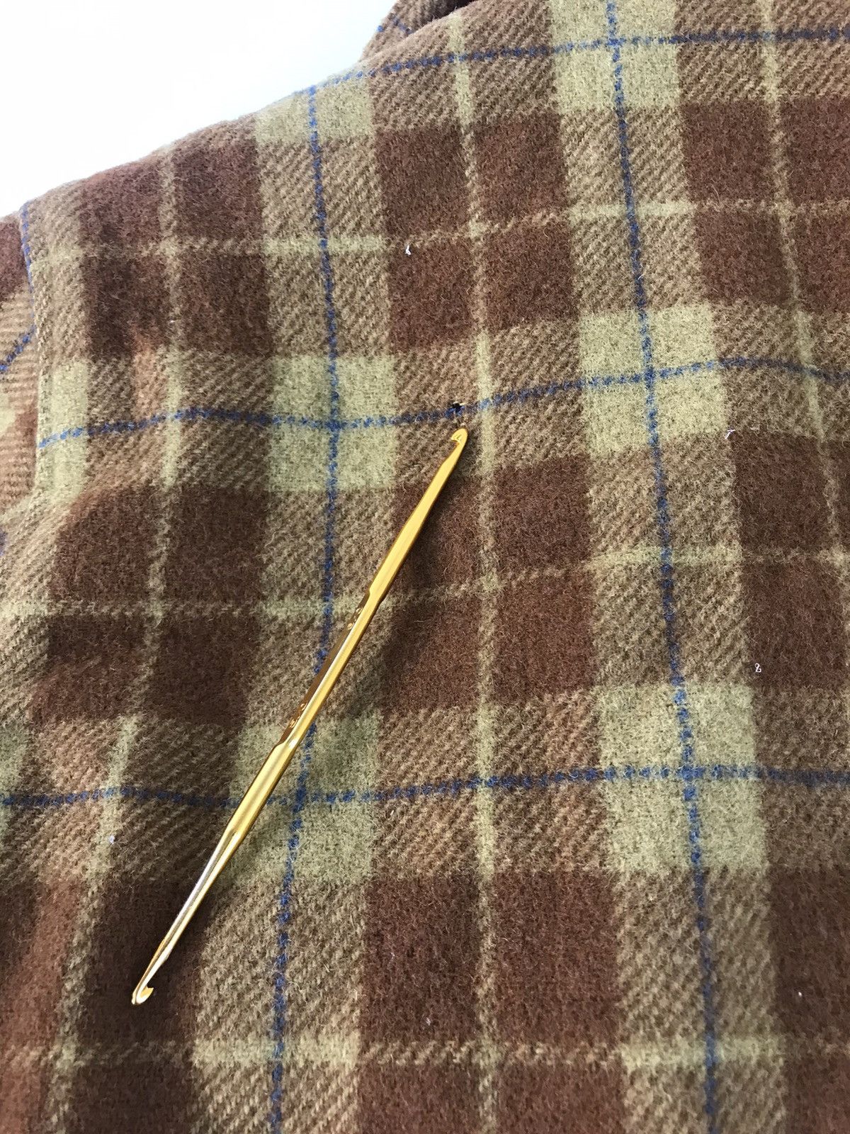 Mc Gregor Flannel Shirt Plaid Checked Sherpa K2121j