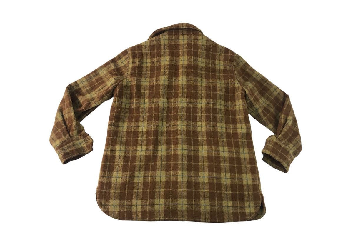 Mc Gregor Flannel Shirt Plaid Checked Sherpa K2121j