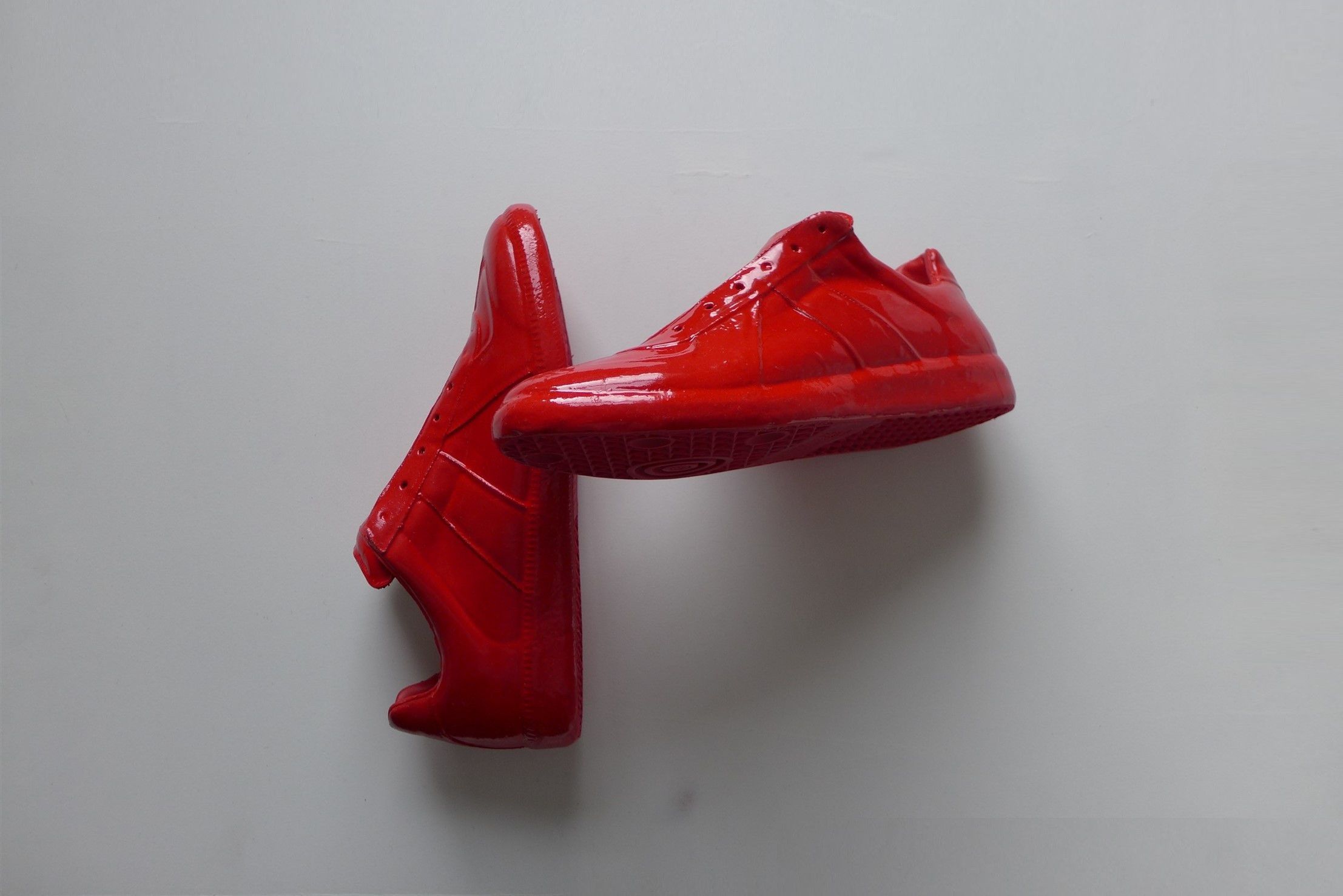 image of Maison Margiela Margiela Replica Dip Sneakers - Gloss Red, Men's (Size 10)