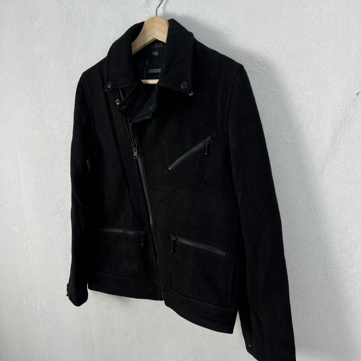 Designer × Japanese Brand VINTAGE AZUL BY MOUSSY DOUBLE BREAST BIKE PARACHUTE JACKET Size US S / EU 44-46 / 1 - 2 Thumbnail