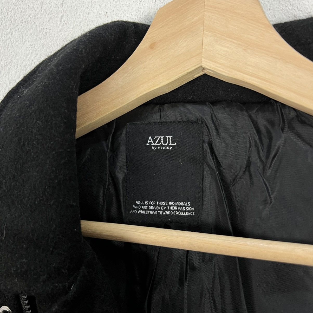 Designer × Japanese Brand VINTAGE AZUL BY MOUSSY DOUBLE BREAST BIKE PARACHUTE JACKET Size US S / EU 44-46 / 1 - 11 Thumbnail