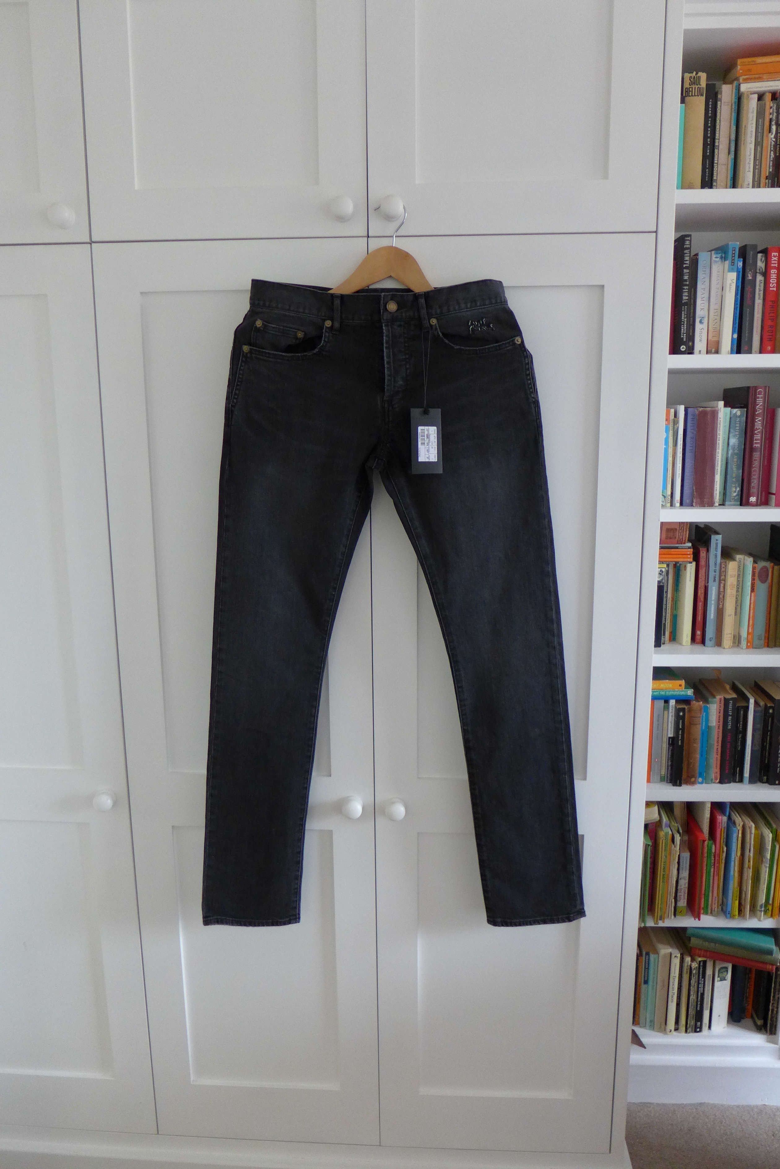 Saint Laurent Paris Saint Laurent D01 Denim Jeans - Washed Black Size US 30 / EU 46 - 1 Thumbnail