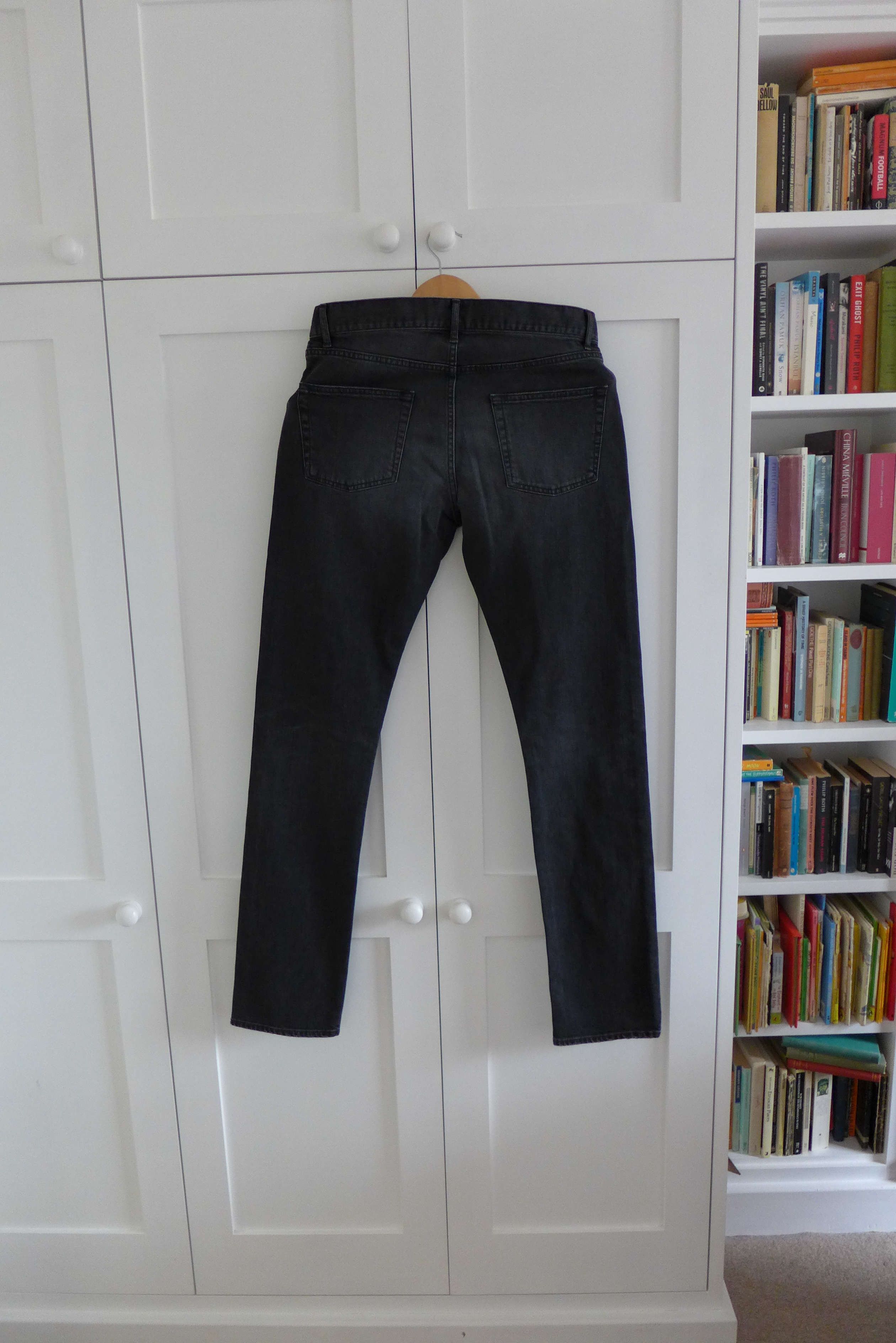 Saint Laurent Paris Saint Laurent D01 Denim Jeans - Washed Black Size US 30 / EU 46 - 2 Thumbnail