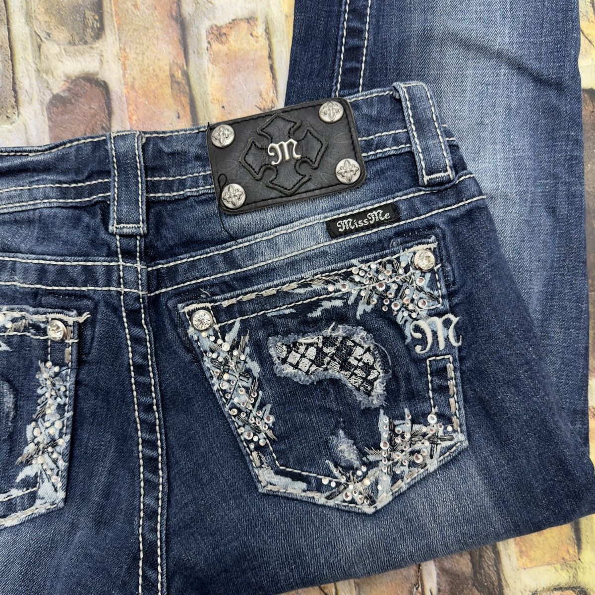 Miss Me × Vintage Vintage Miss Me jeans Size 27" / US 4 / IT 40 - 3 Thumbnail