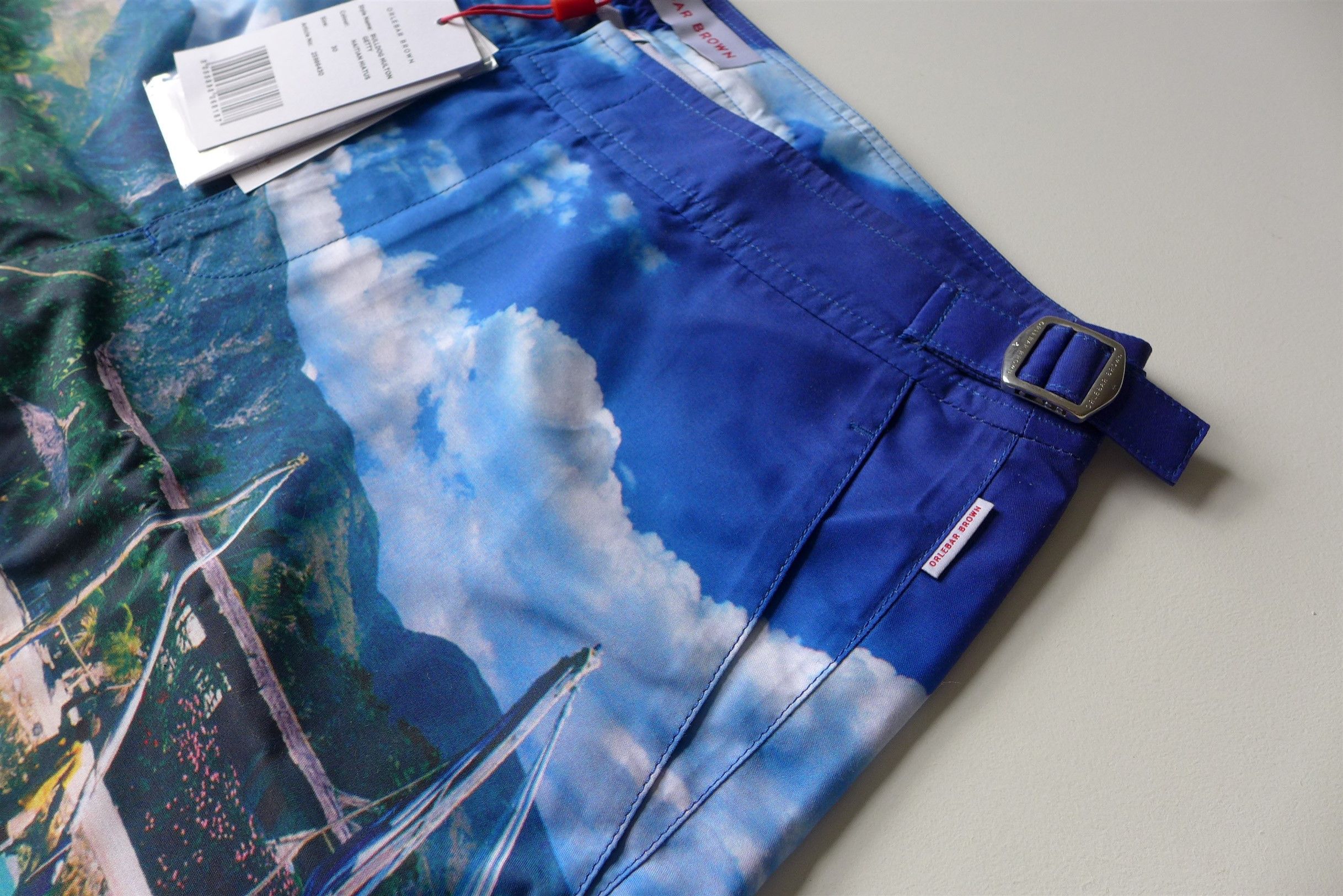 Orlebar Brown Orlebar Brown Bulldog Swim Shorts -- Haitian Hiatus Size US 30 / EU 46 - 8 Thumbnail
